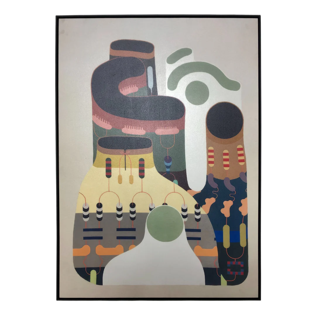 Artiva Abstract Canvas Luxury Art Framed
