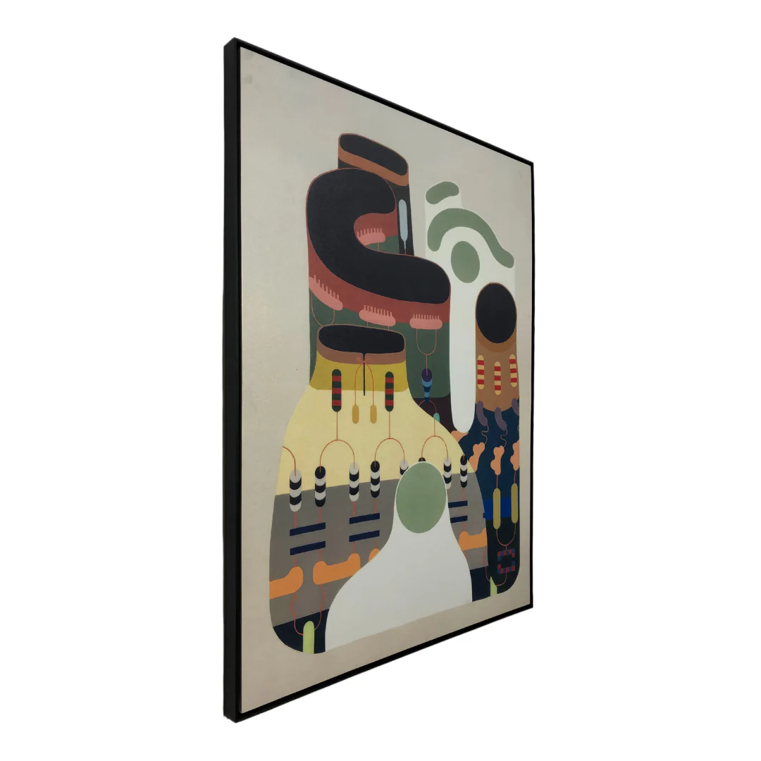 Artiva Abstract Canvas Luxury Art Framed - Image 2