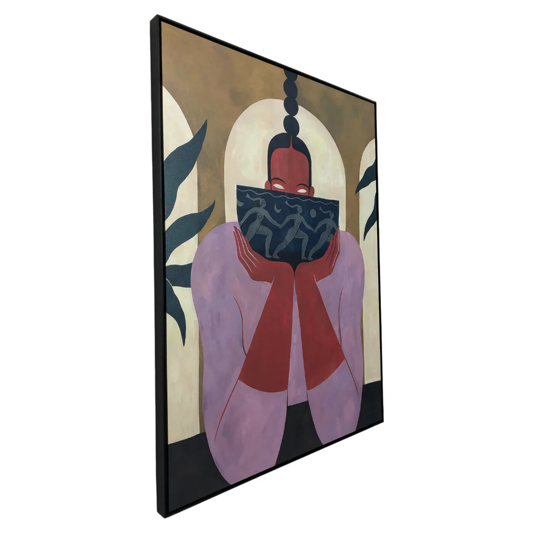 Aurea Abstract Canvas Wall Art - Image 2
