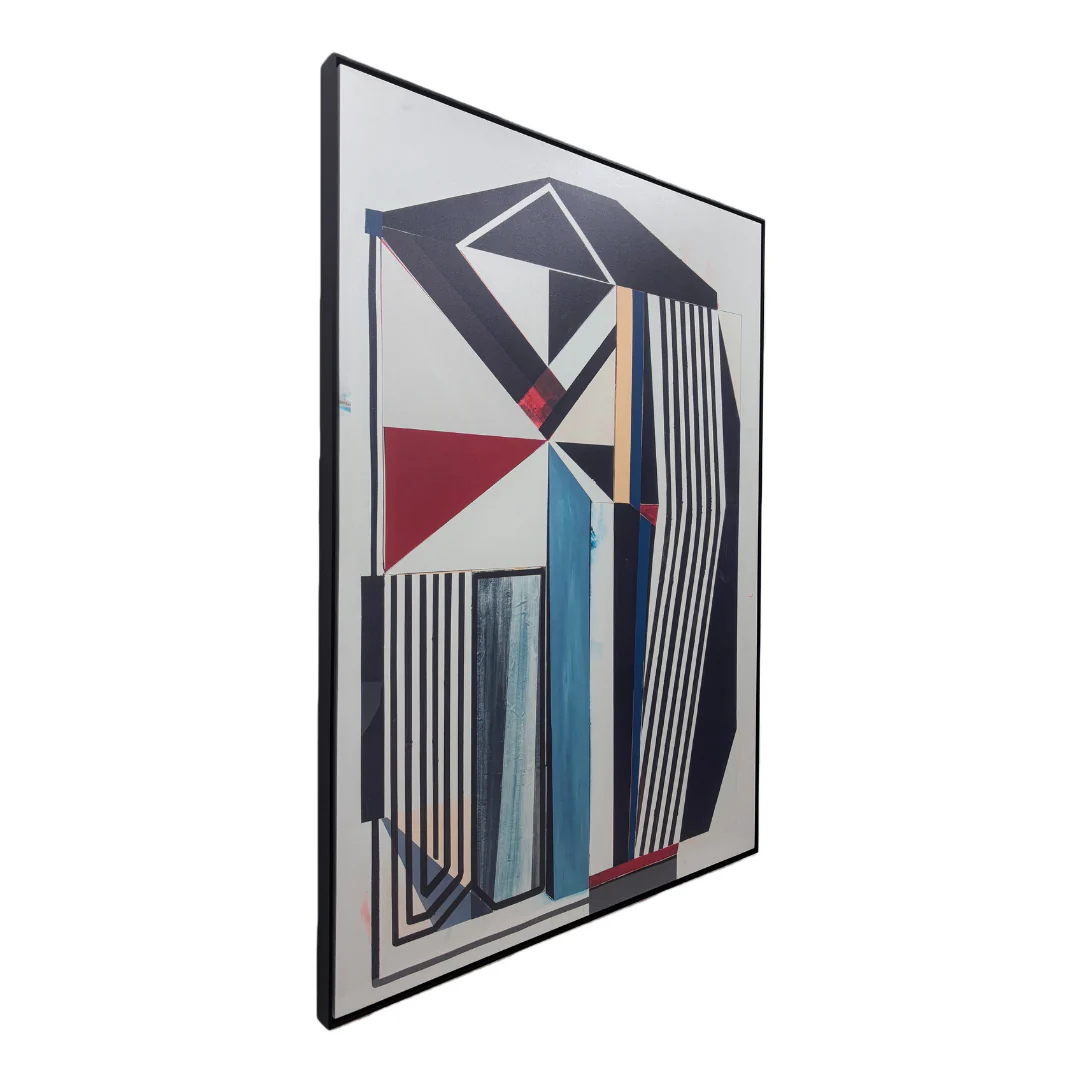 Structured Motion Abstract Canvas Artwork - Image 2