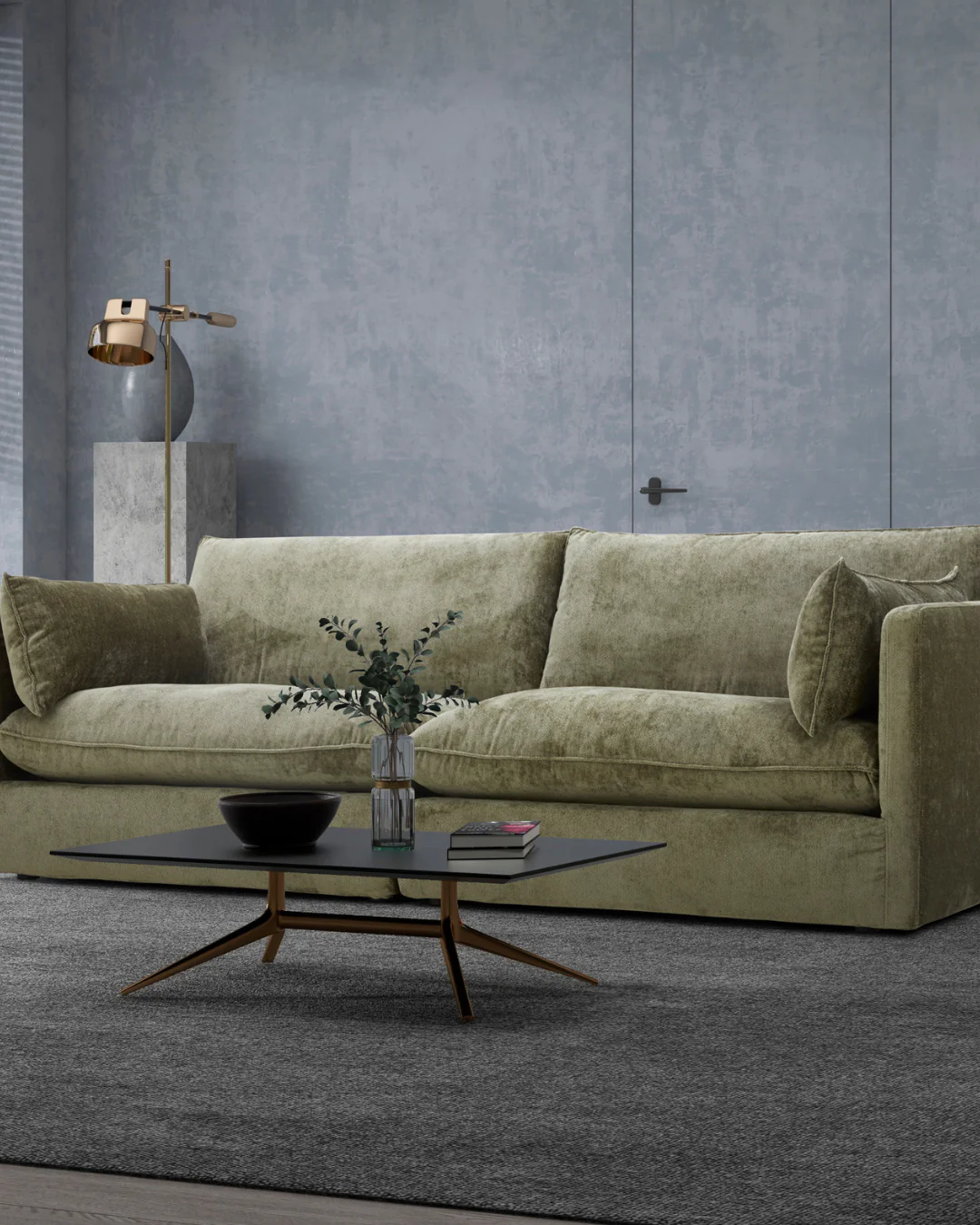 Akon Small Sofa - Green - Image 5