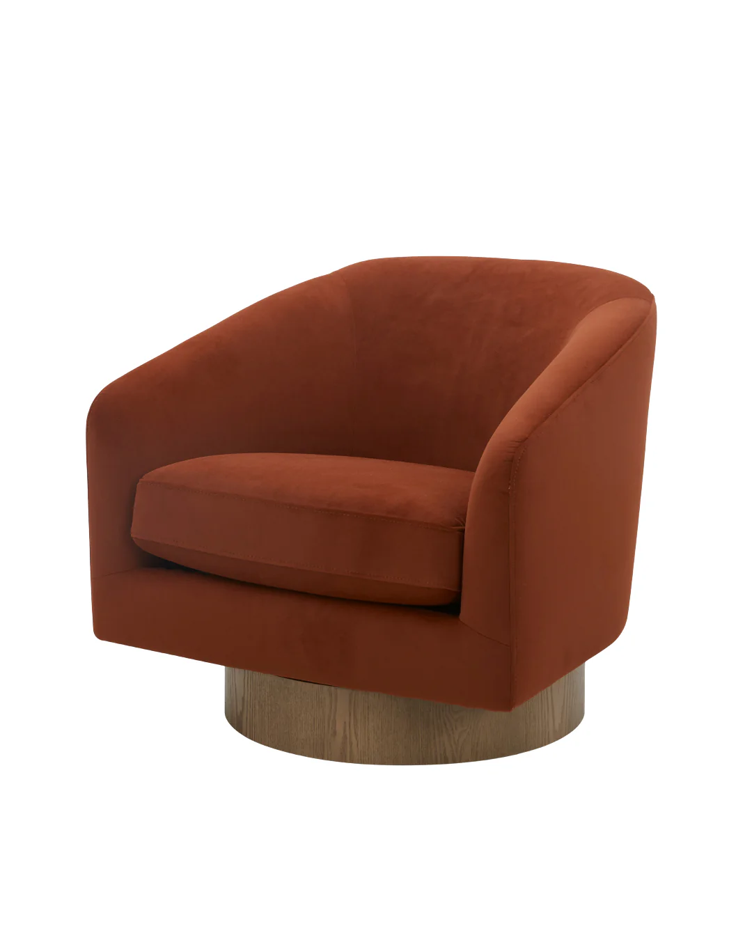 Albus Loung chair - Brick Red