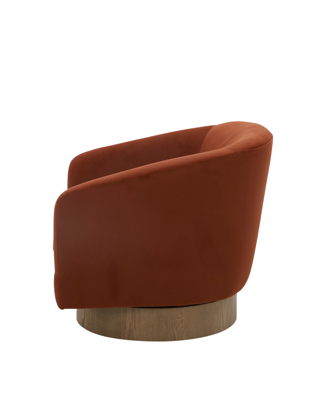 Albus Loung chair - Brick Red - Image 4
