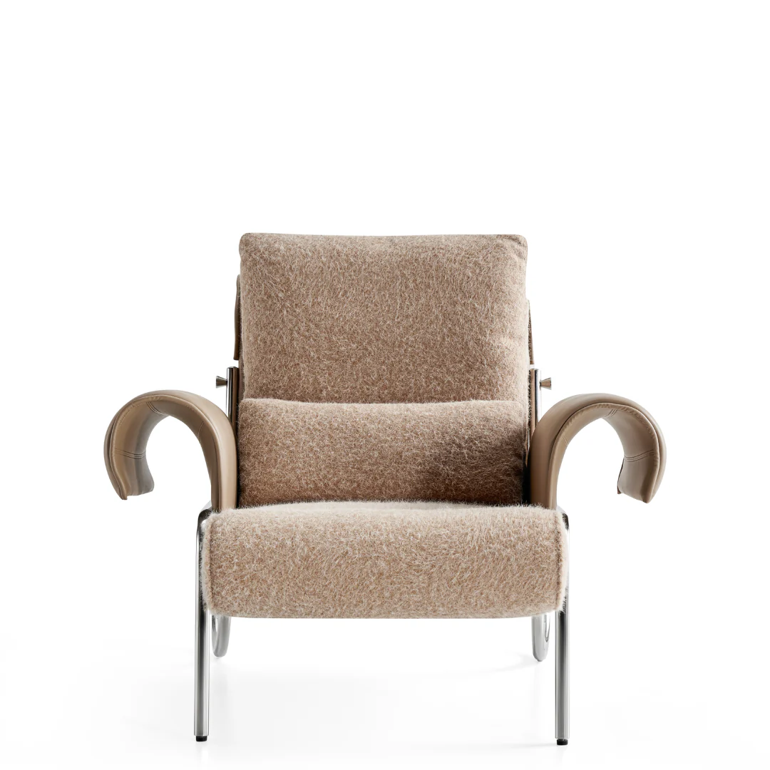 Amara Beige Lounge Chair