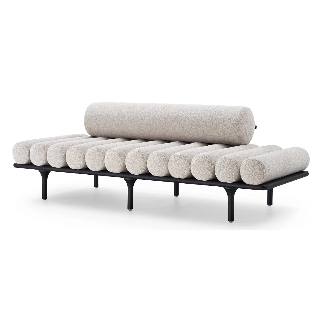 Anotn luxury Beige boucle Sofa - Image 2