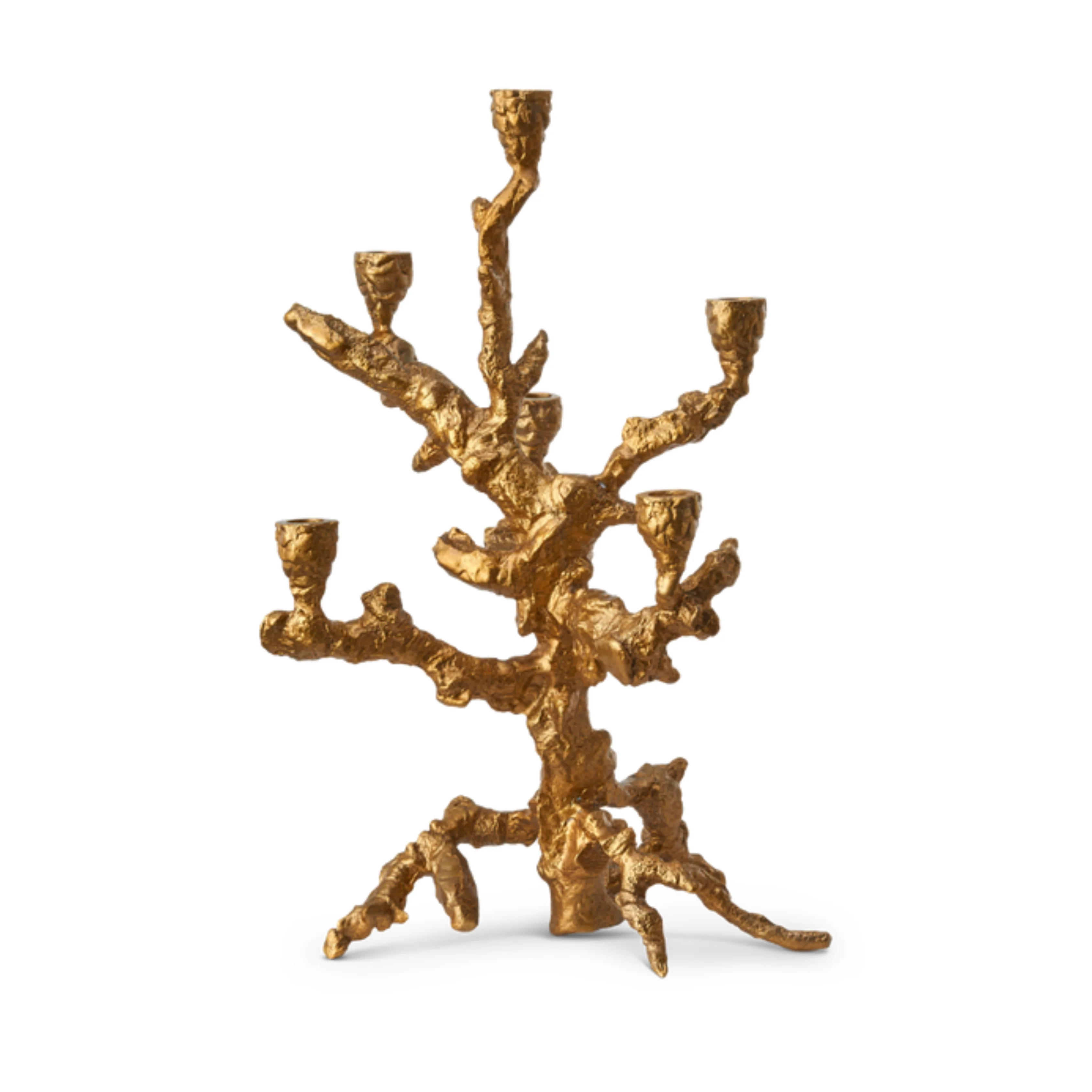 Apple Tree Gold Candle Holder - L - Image 2