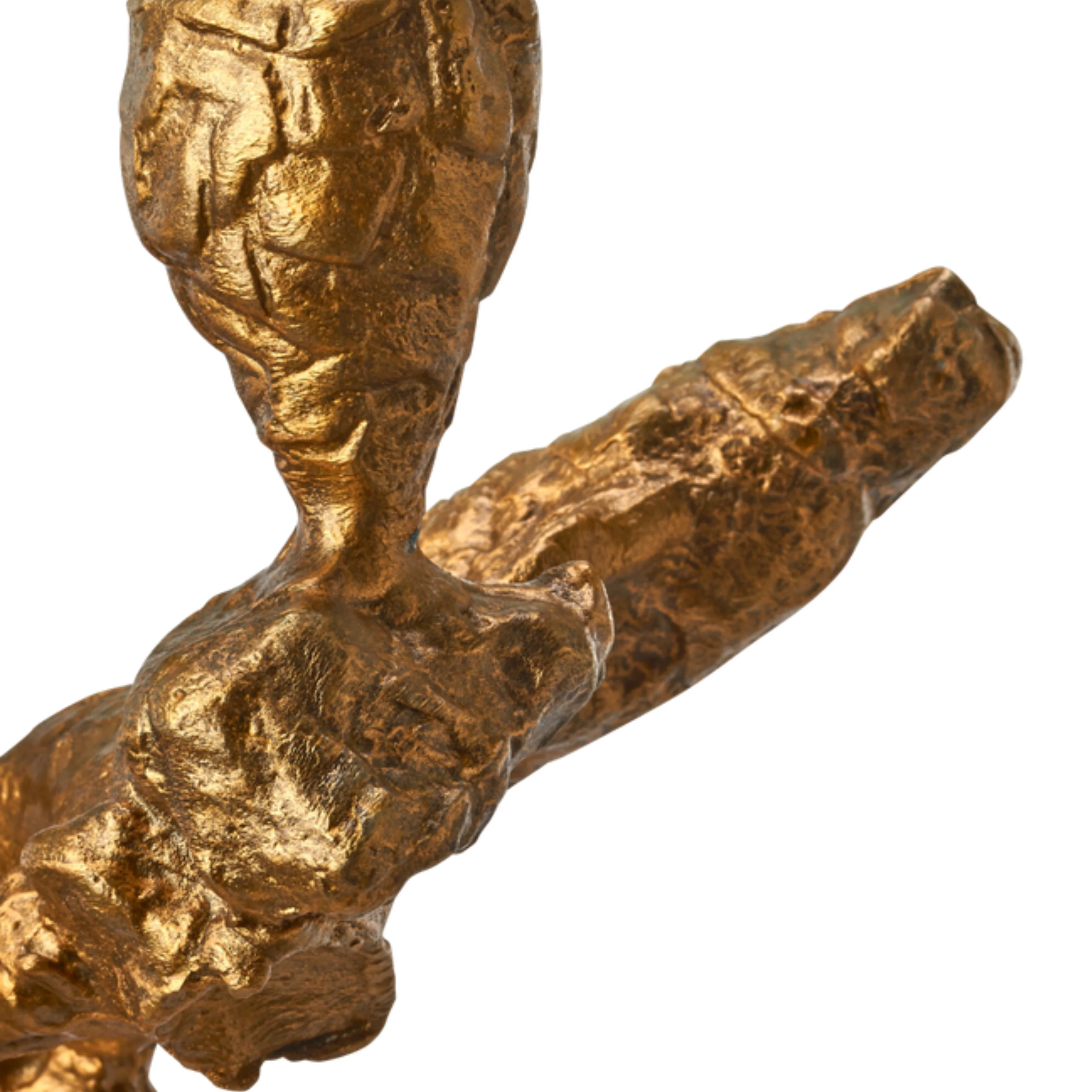 Apple Tree Gold Candle Holder - L - Image 3