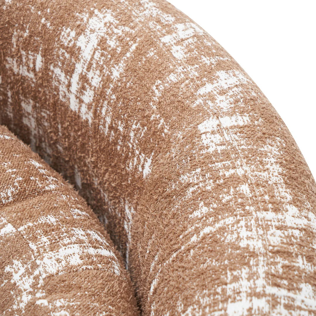 Arc Accent Armchair - Brown - Image 7