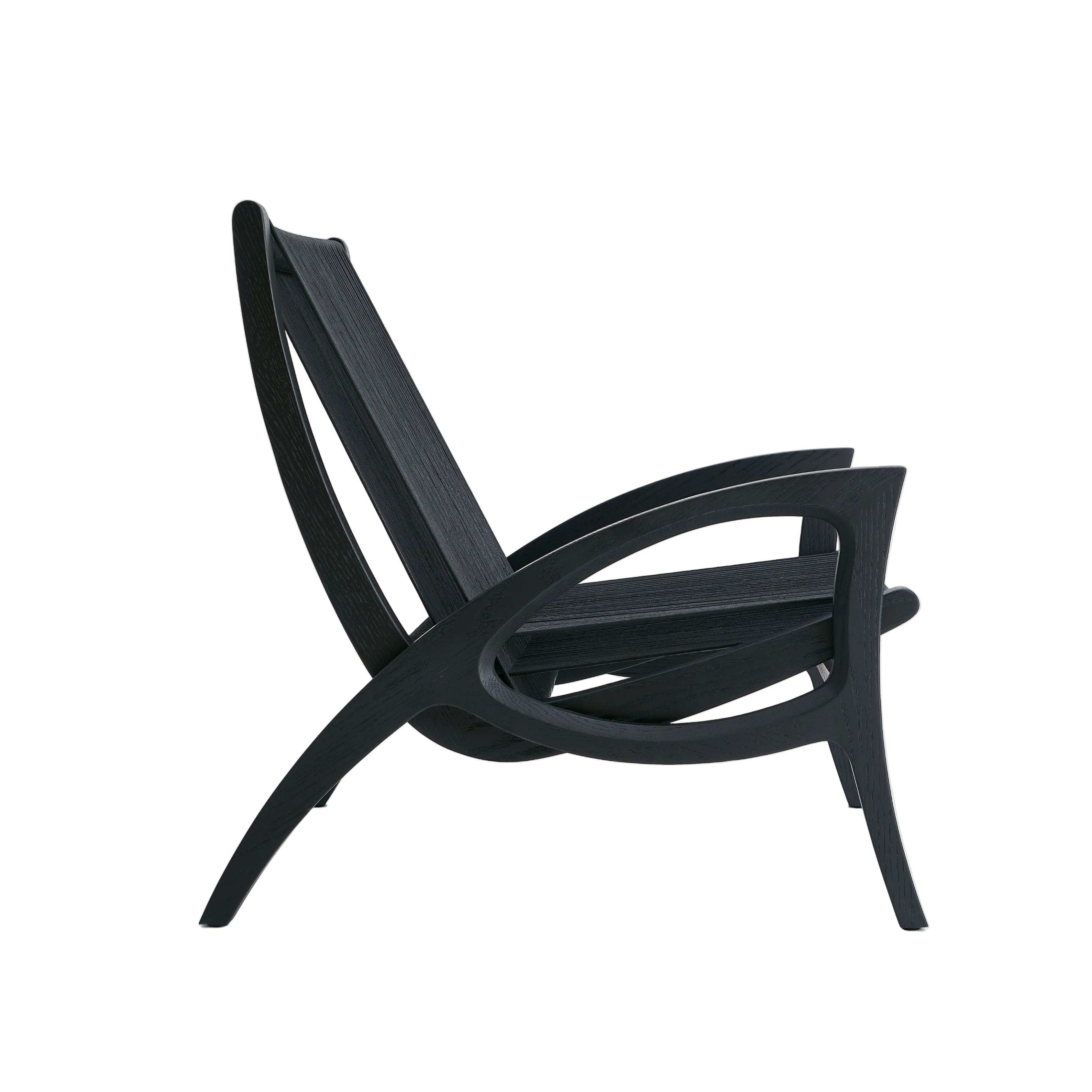 Armin Black Armchair - Image 4