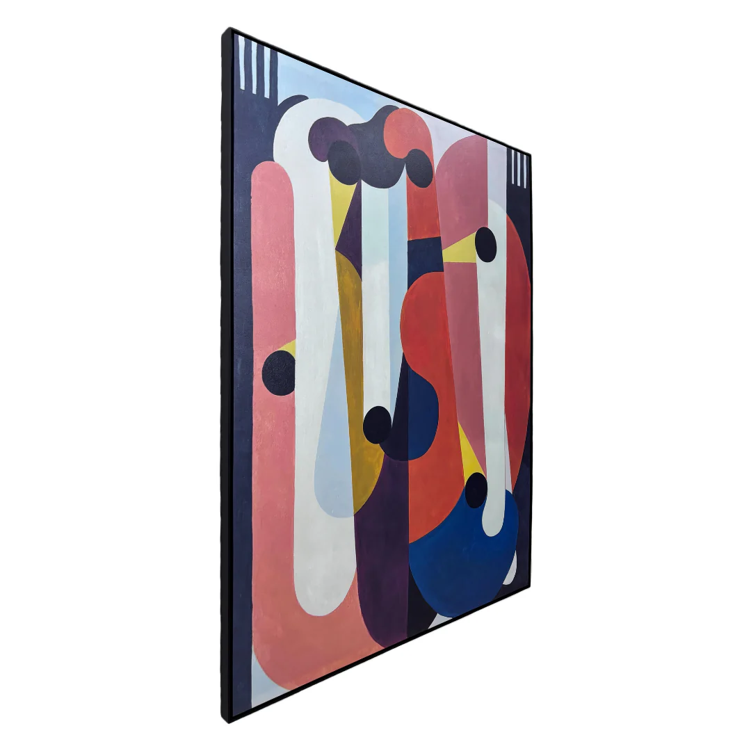 Assembly of State II Premium Abstract Canvas - Image 2