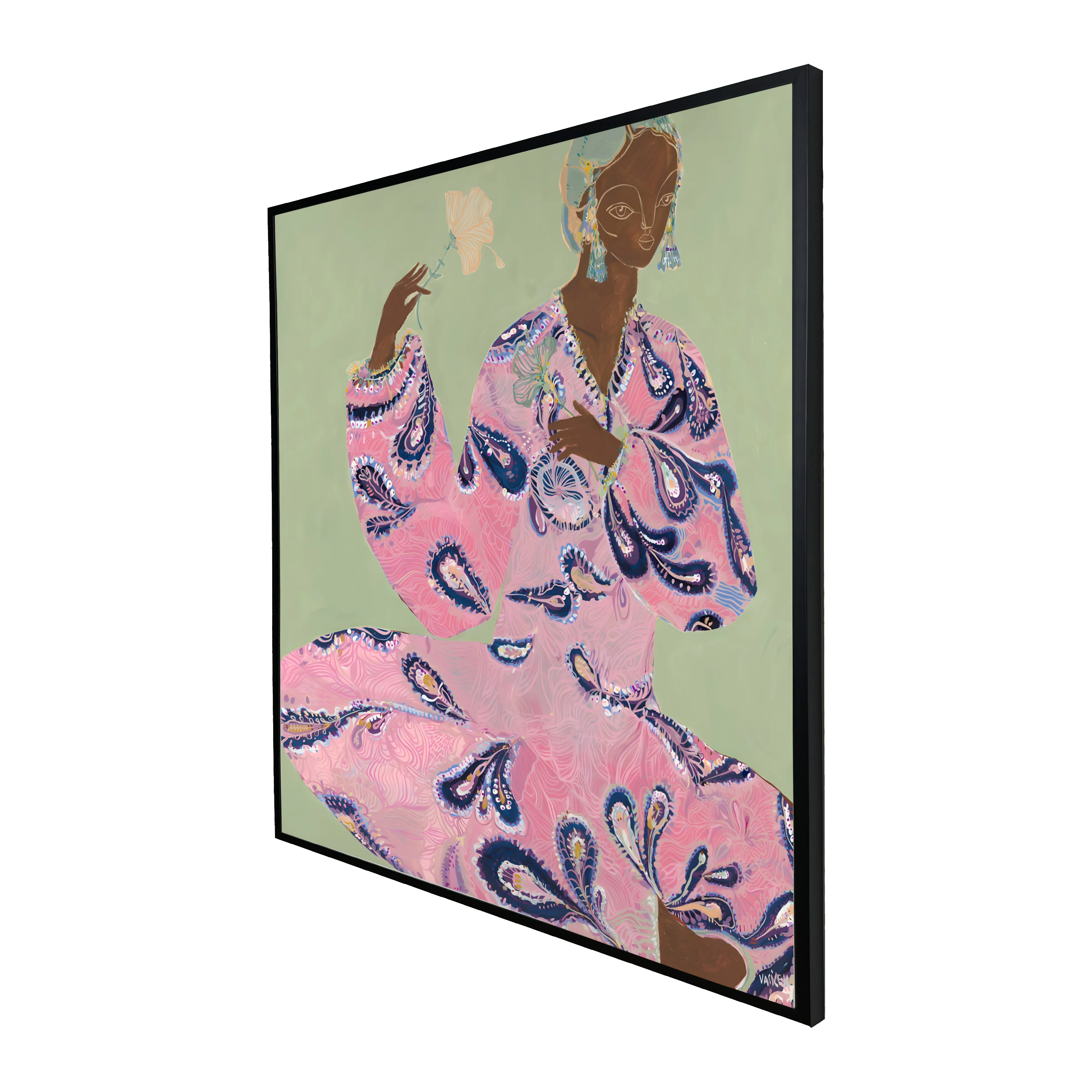 AWAITING ART FRAMED PRINT 120 X 120 CM - Image 3