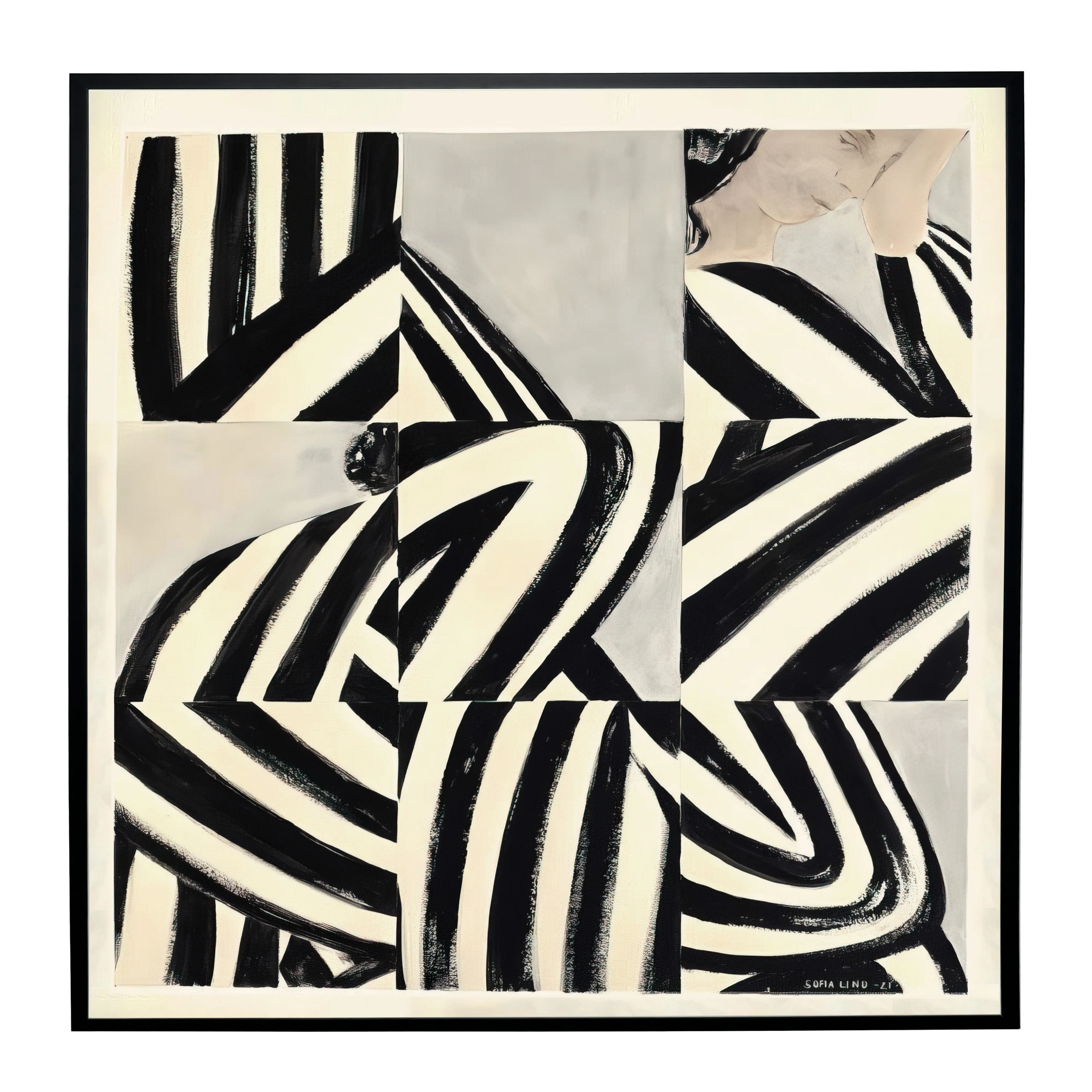 AXIS ART FRAMED PRINT 140 X 140