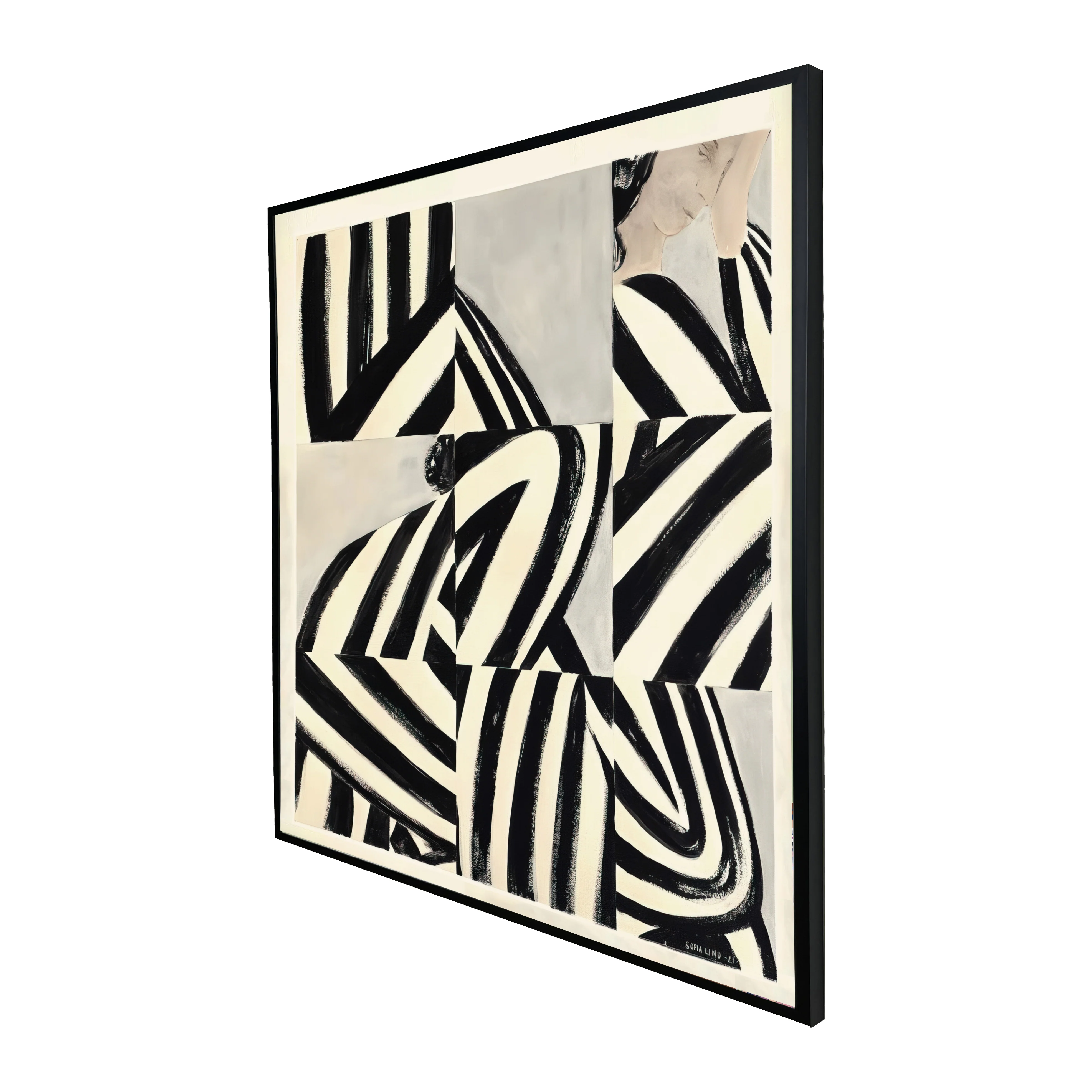 AXIS ART FRAMED PRINT 140 X 140 - Image 3