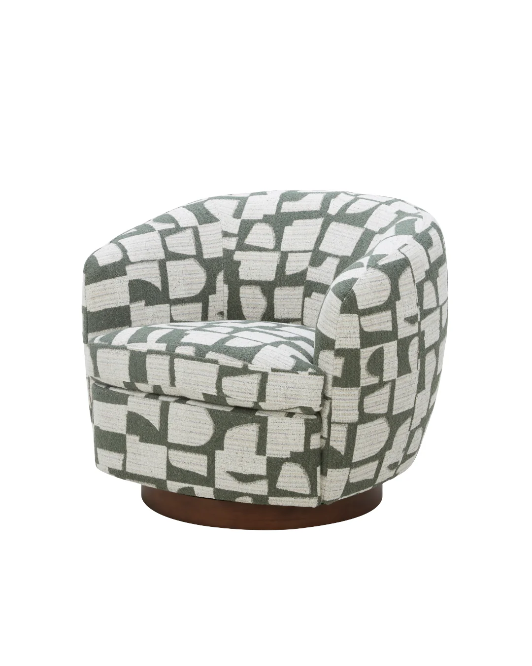 Balbina Swivel Chair - Green