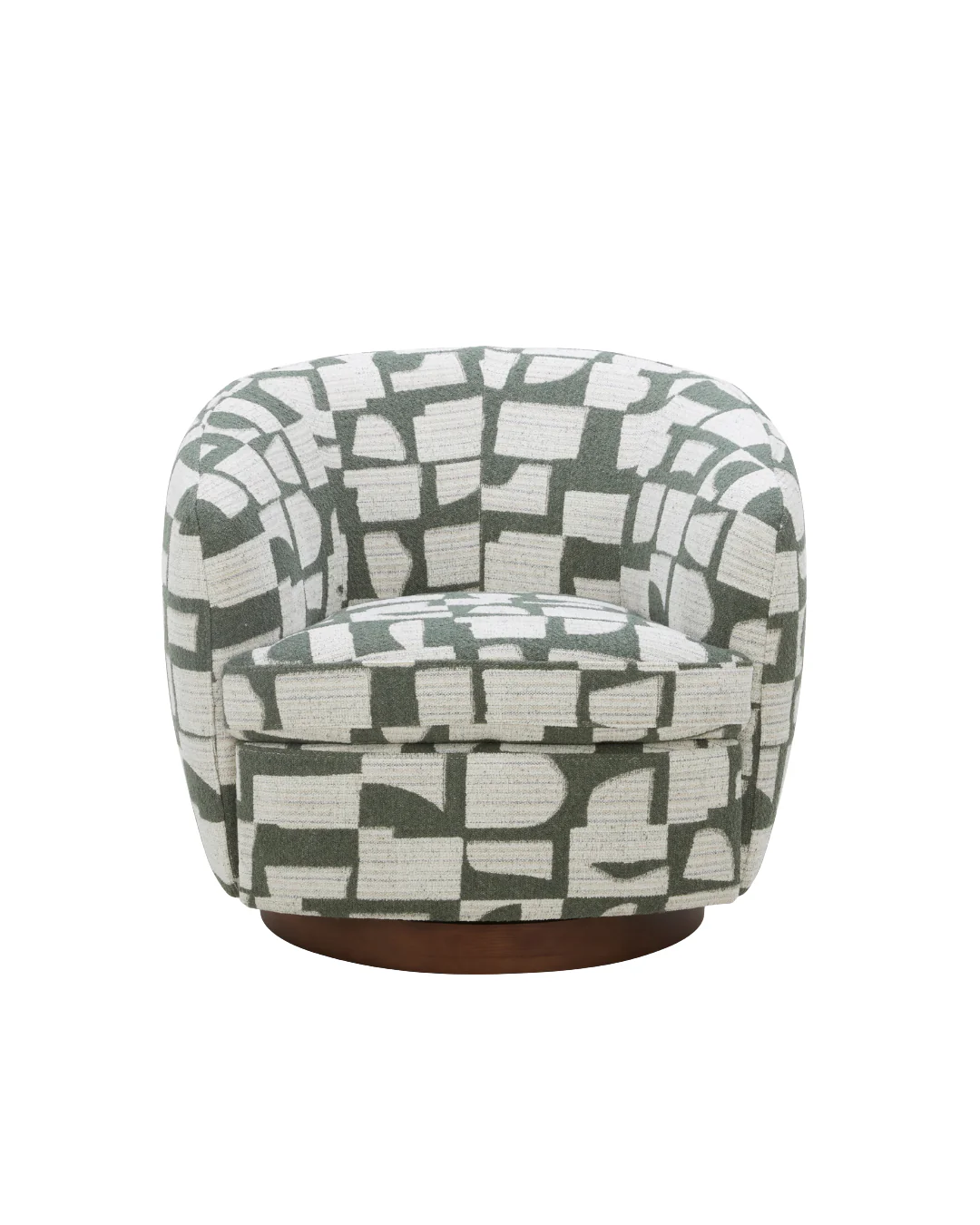 Balbina Swivel Chair - Green - Image 2