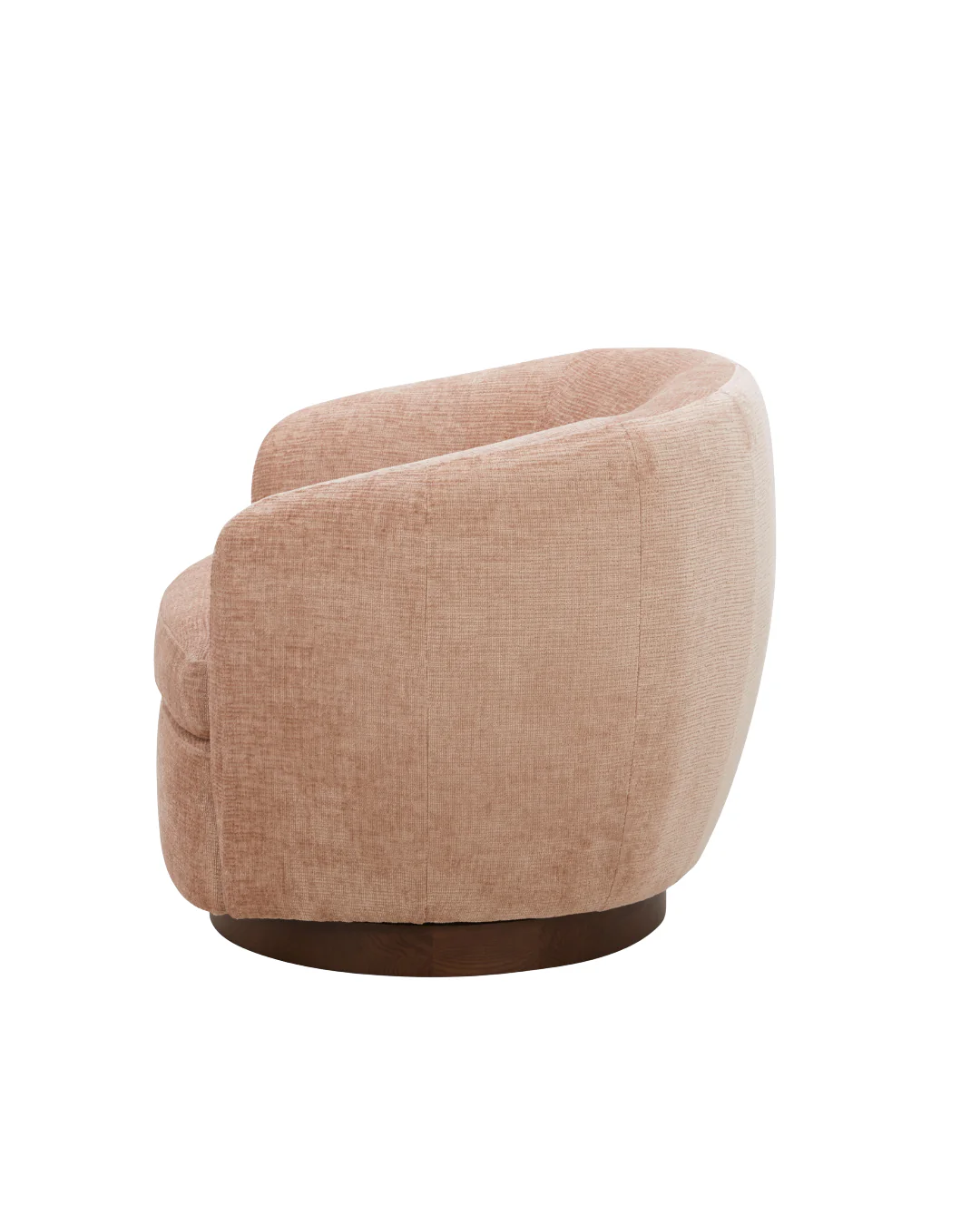 Balbina Swivel Chair - Peach pink - Image 4