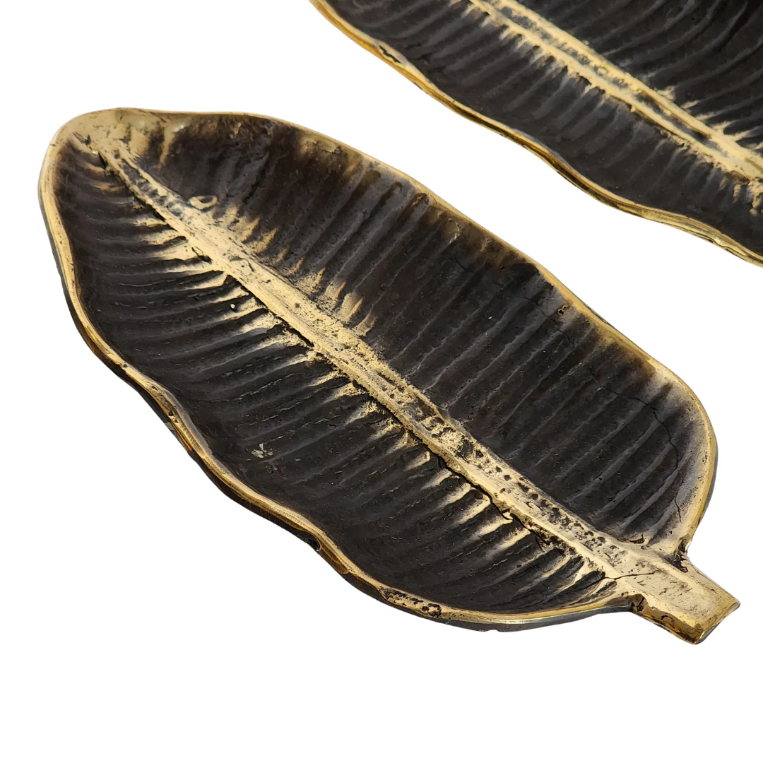 Banana leaf - Black & Gold - Image 2