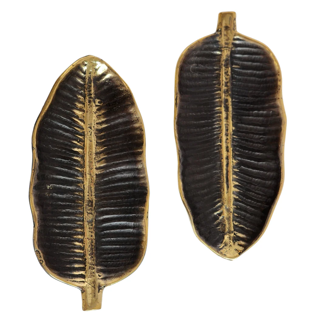 Banana leaf - Black & Gold - Image 3