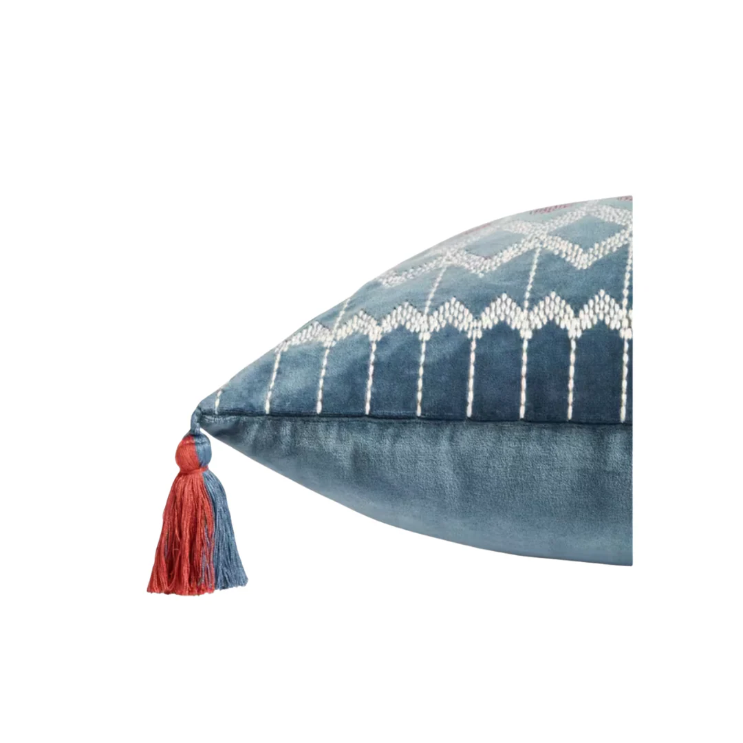 Blue Stone Accent Cushion - Image 3
