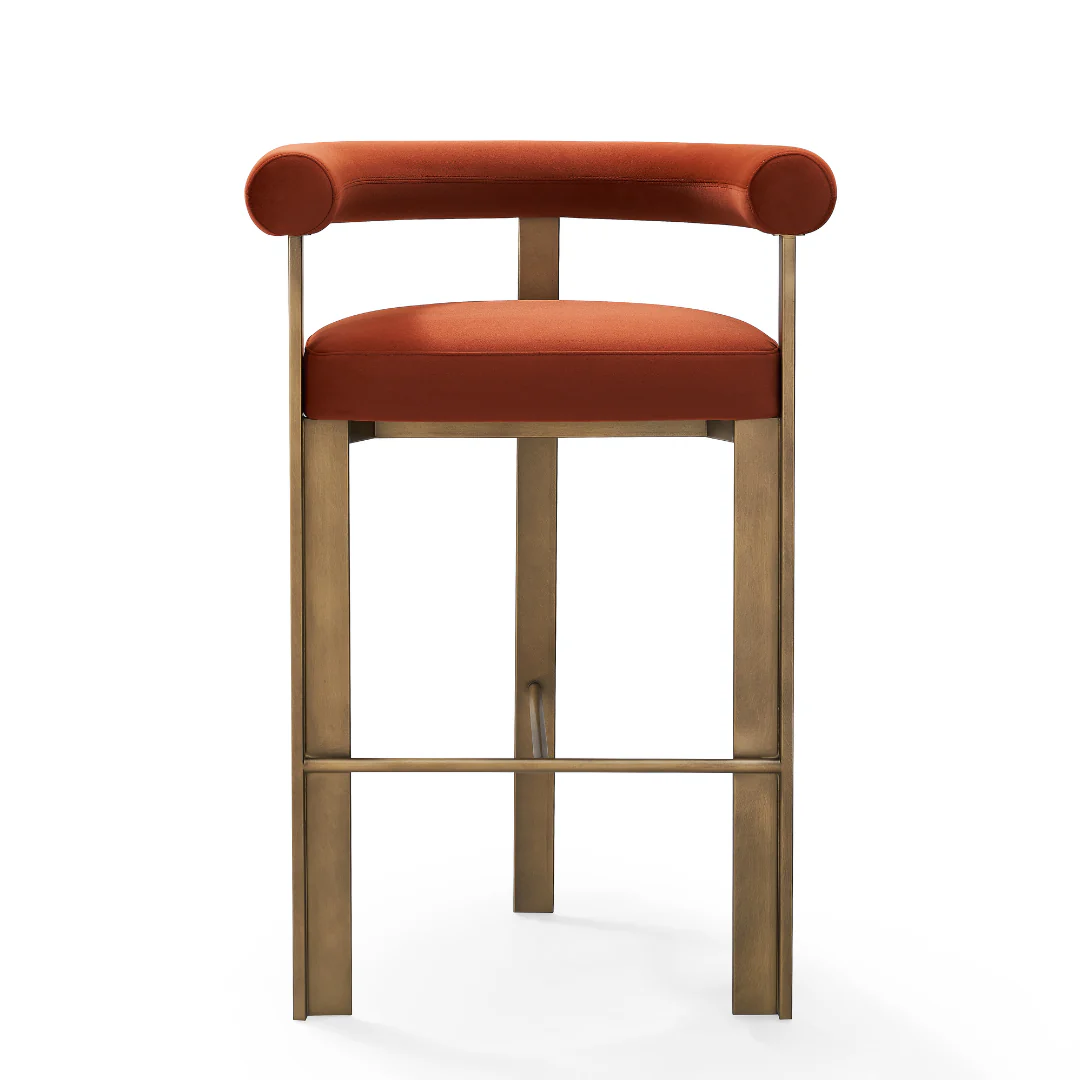 Bram Brick Bar Stool Chair - Image 2