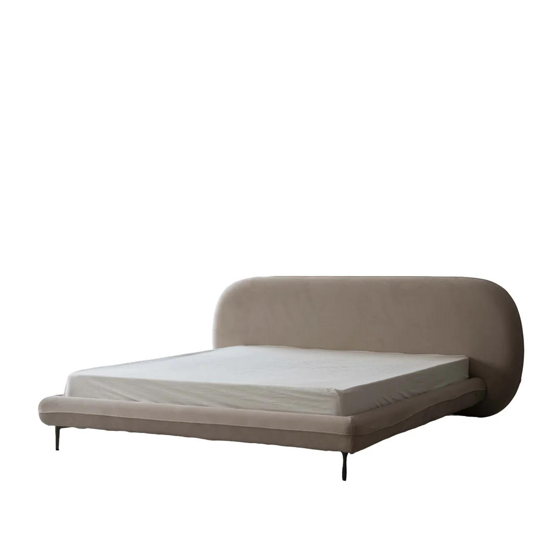 Camilla Beige King Size Bed