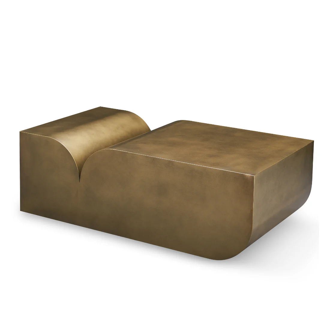 Cavetto Brass Coffee Table - Image 3