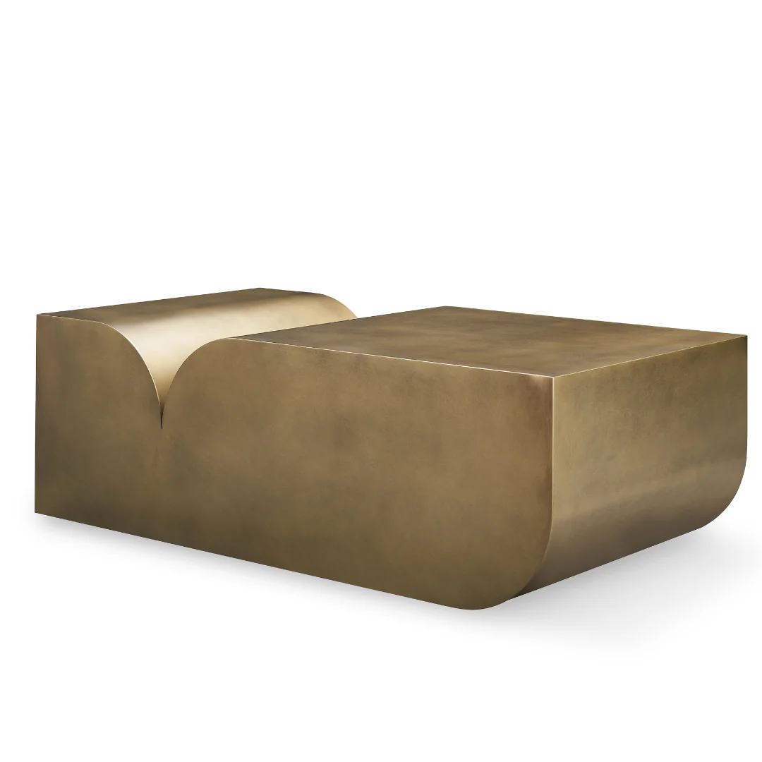 Cavetto Brass Coffee Table - Image 4