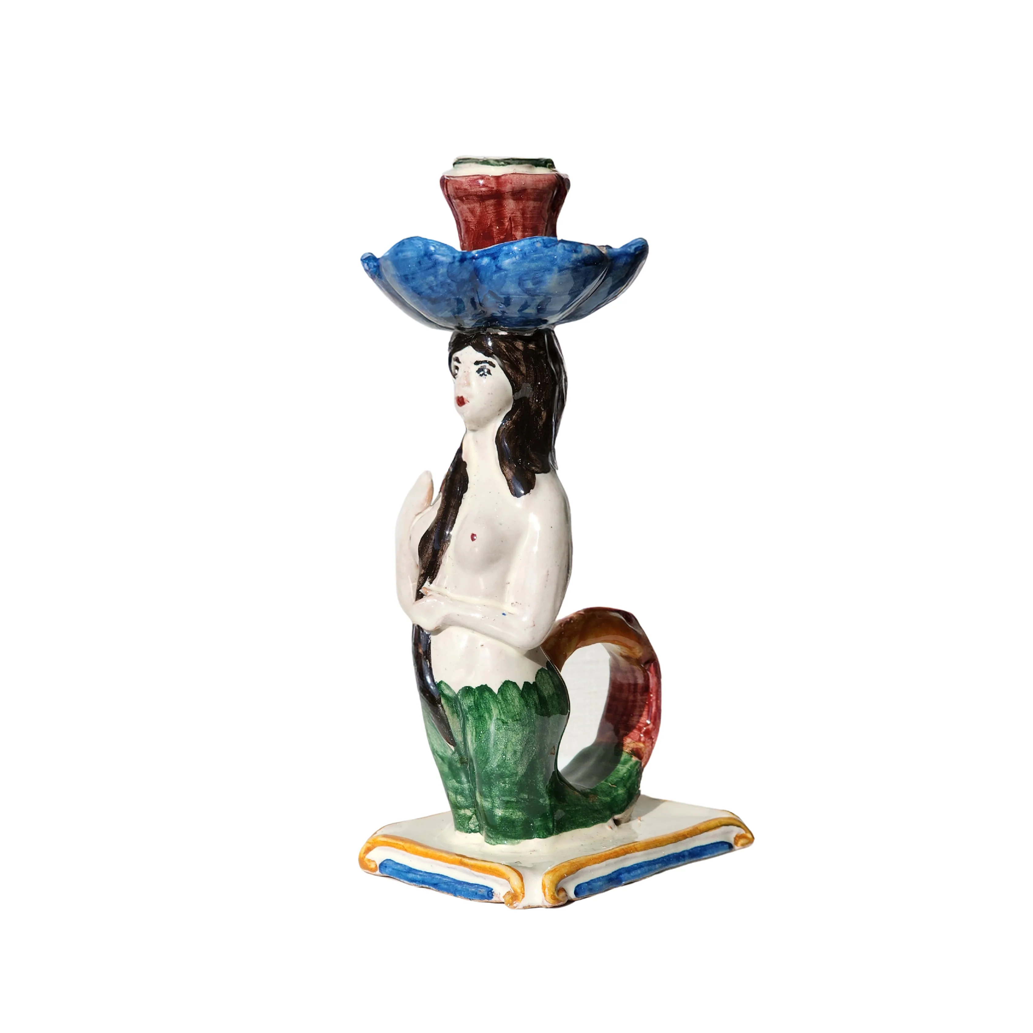 Mermaid Ceramic Candle Holder - Image 3