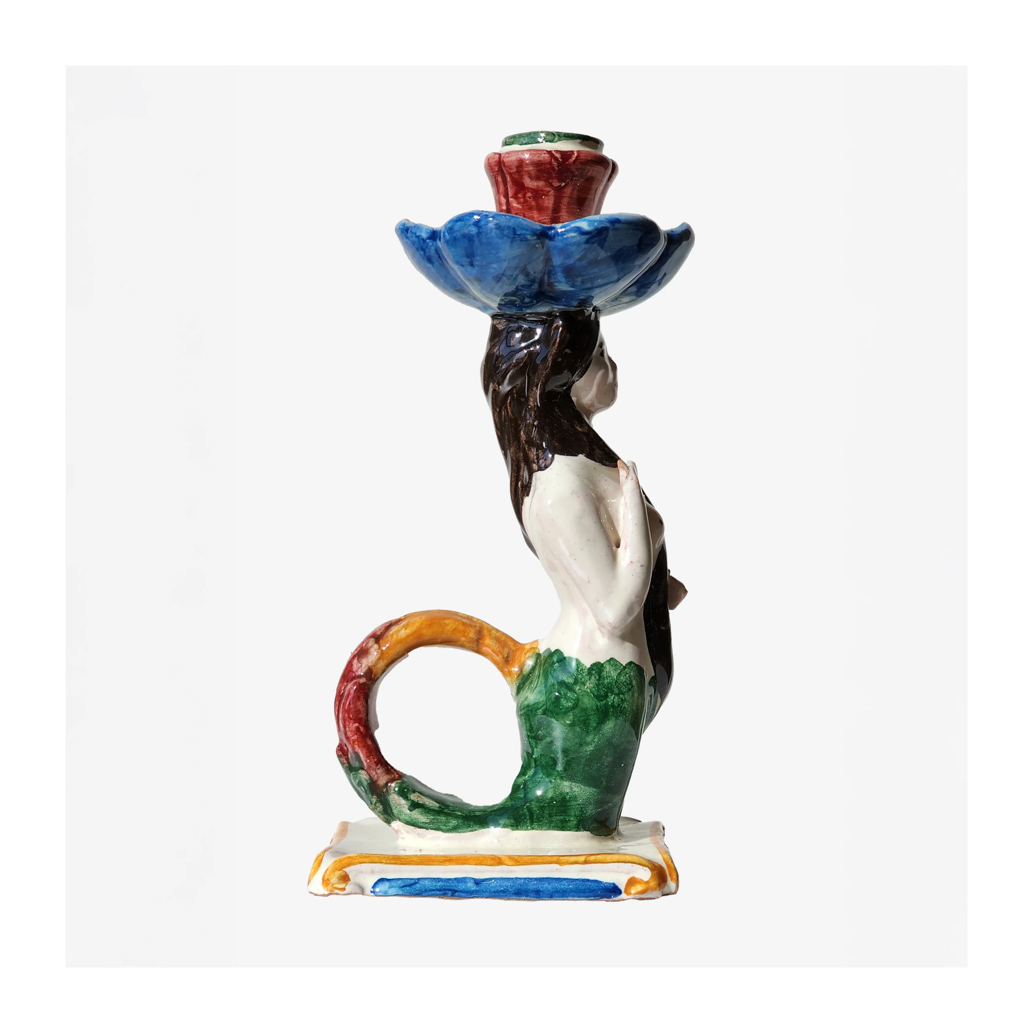 Mermaid Ceramic Candle Holder - Image 4
