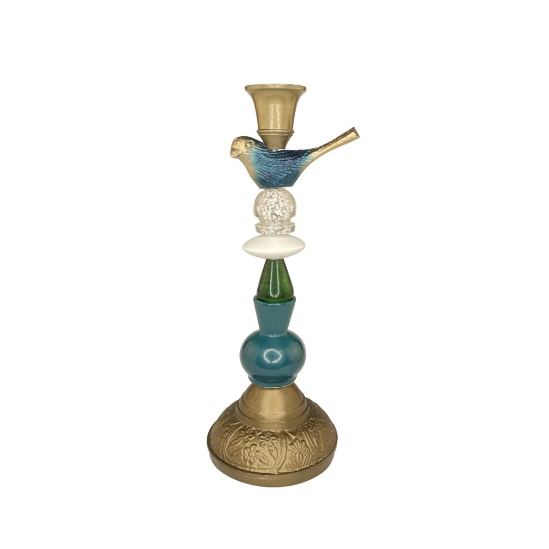 Ceramic Candlestick - Green Vibes - Image 3