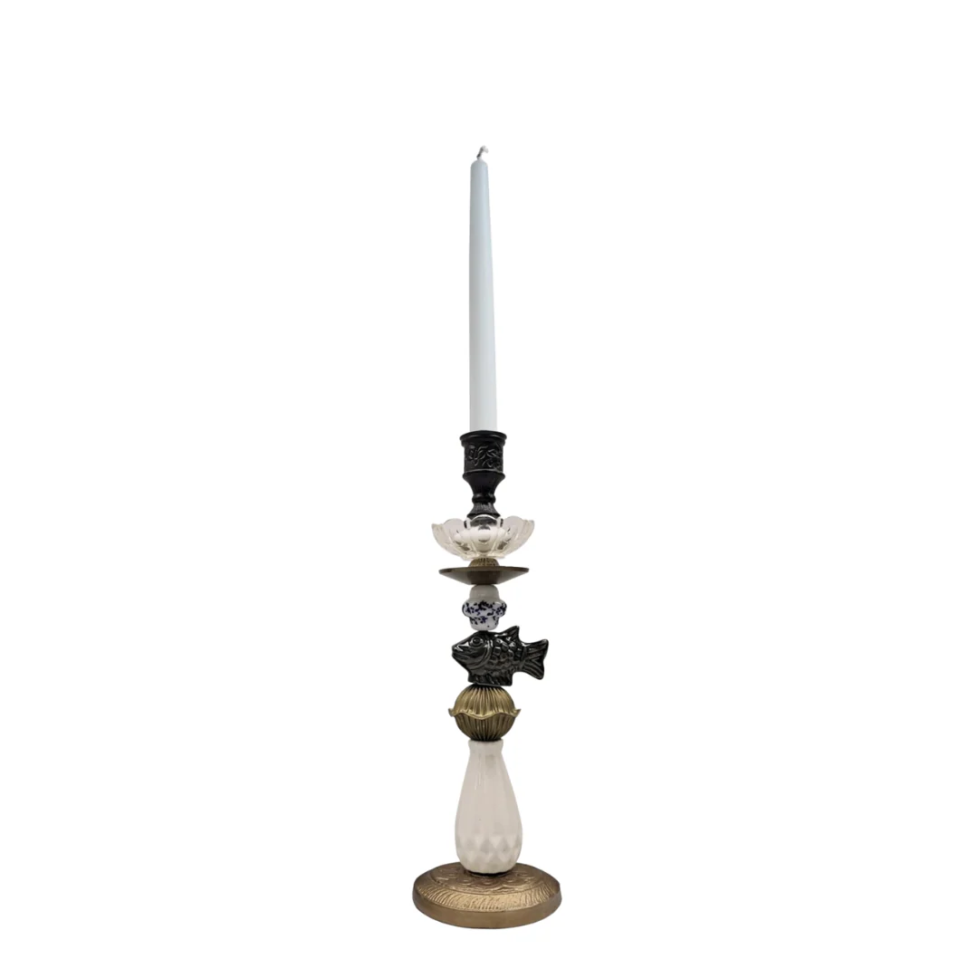 Ceramic Candlestick - Varun