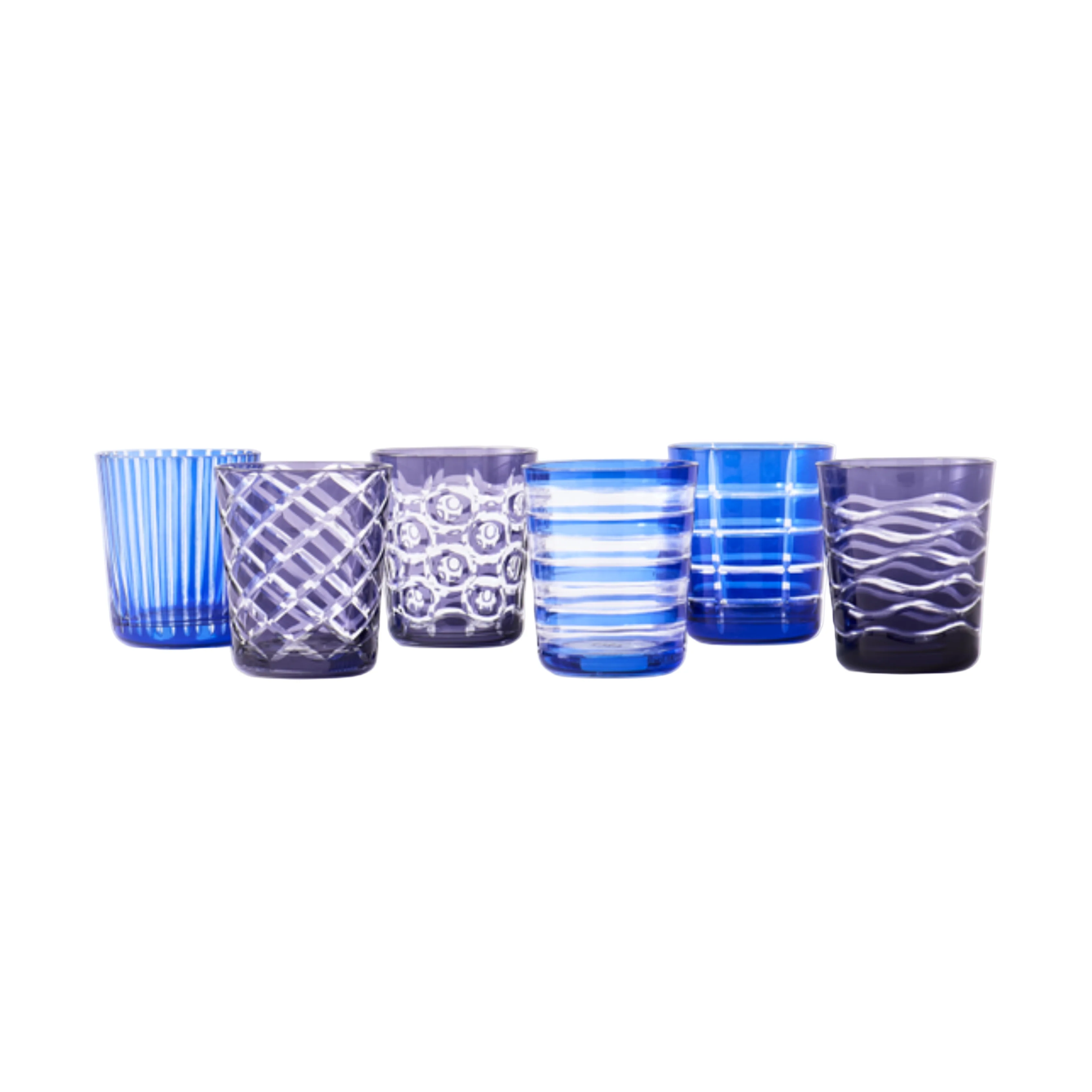 Cobalt Mix Tumblers Set of 6 - Image 11