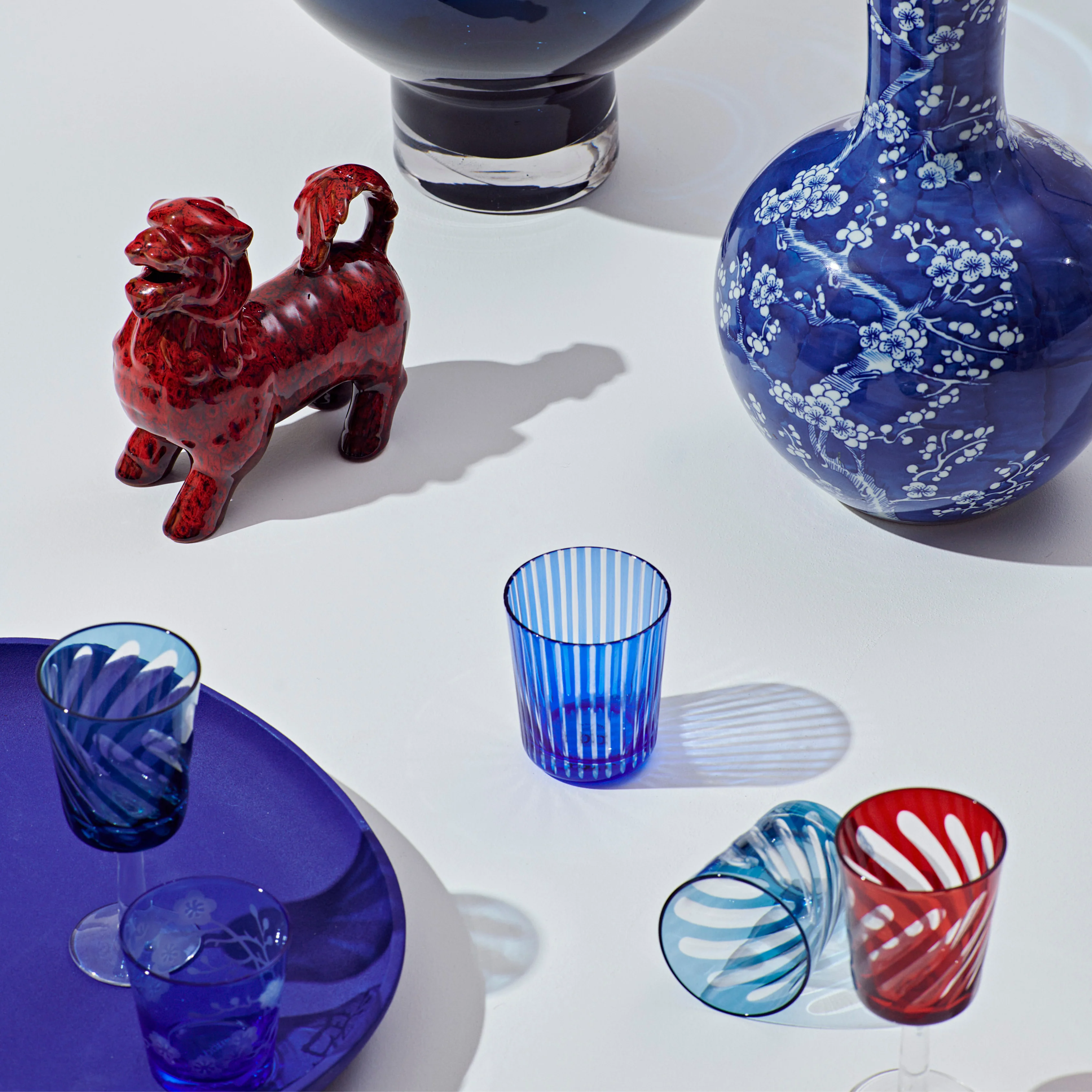 Cobalt Mix Tumblers Set of 6 - Image 12