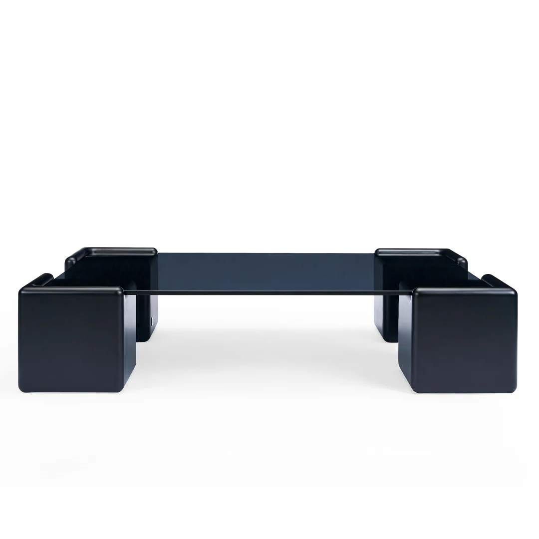 Cube Coffee Table - Black - Image 3