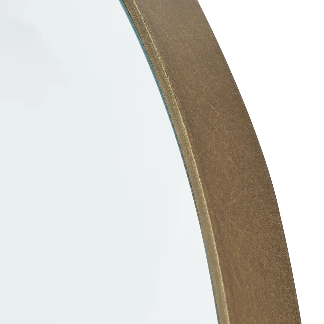 Duo Oval Brass Mirror - Image 4
