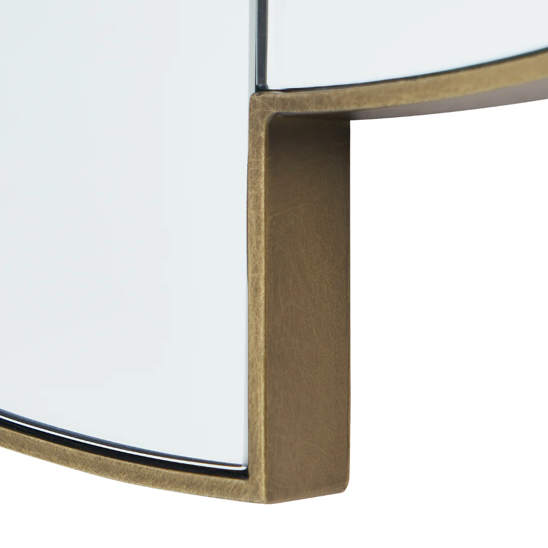 Duo Oval Brass Mirror - Image 8