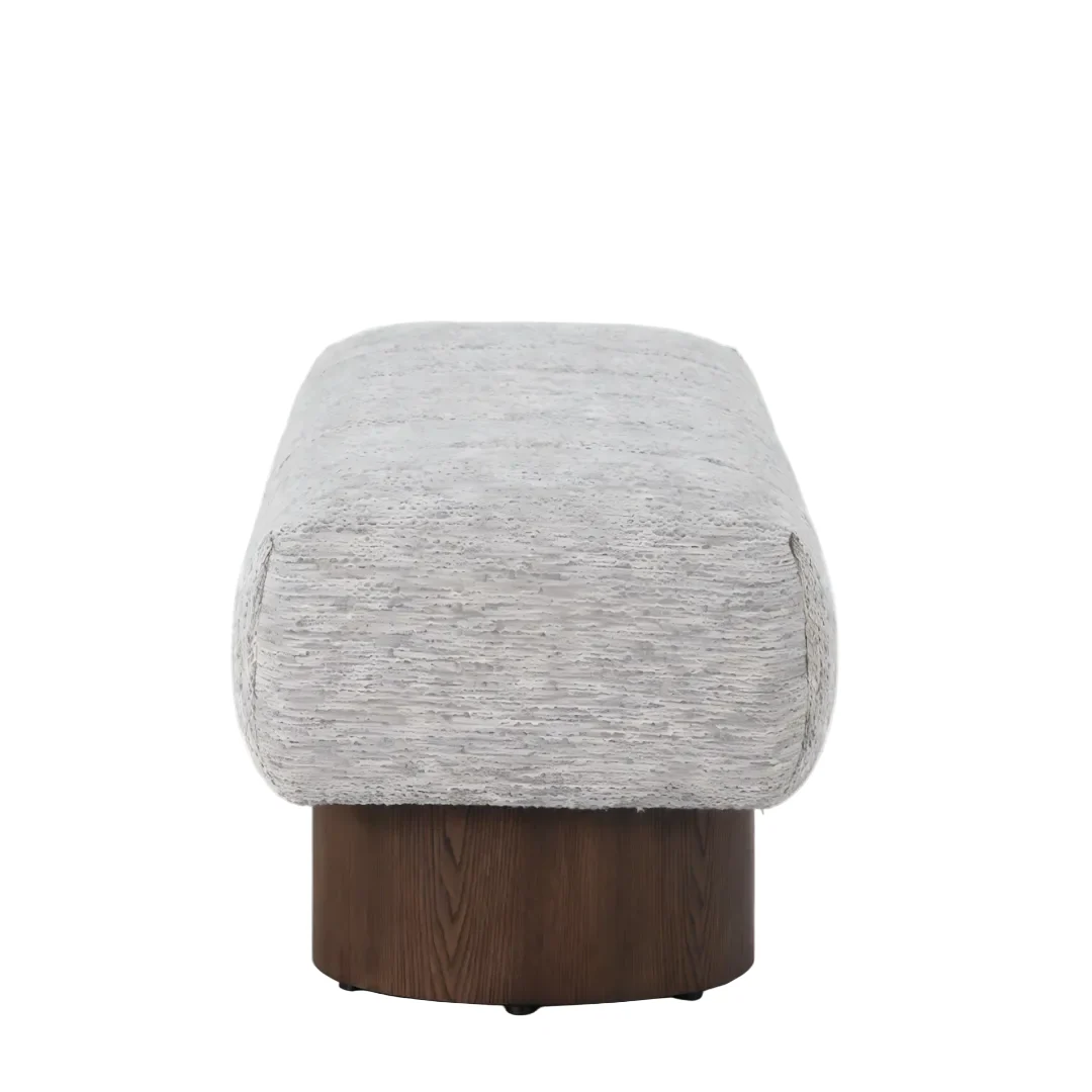 Duoton Larch Wood Grey Bench - Image 3