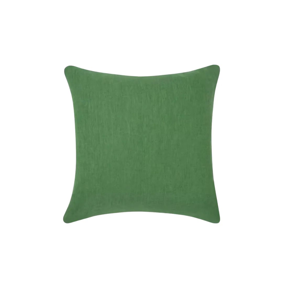 Emerald Chevron Edge Green Cushion - Image 2