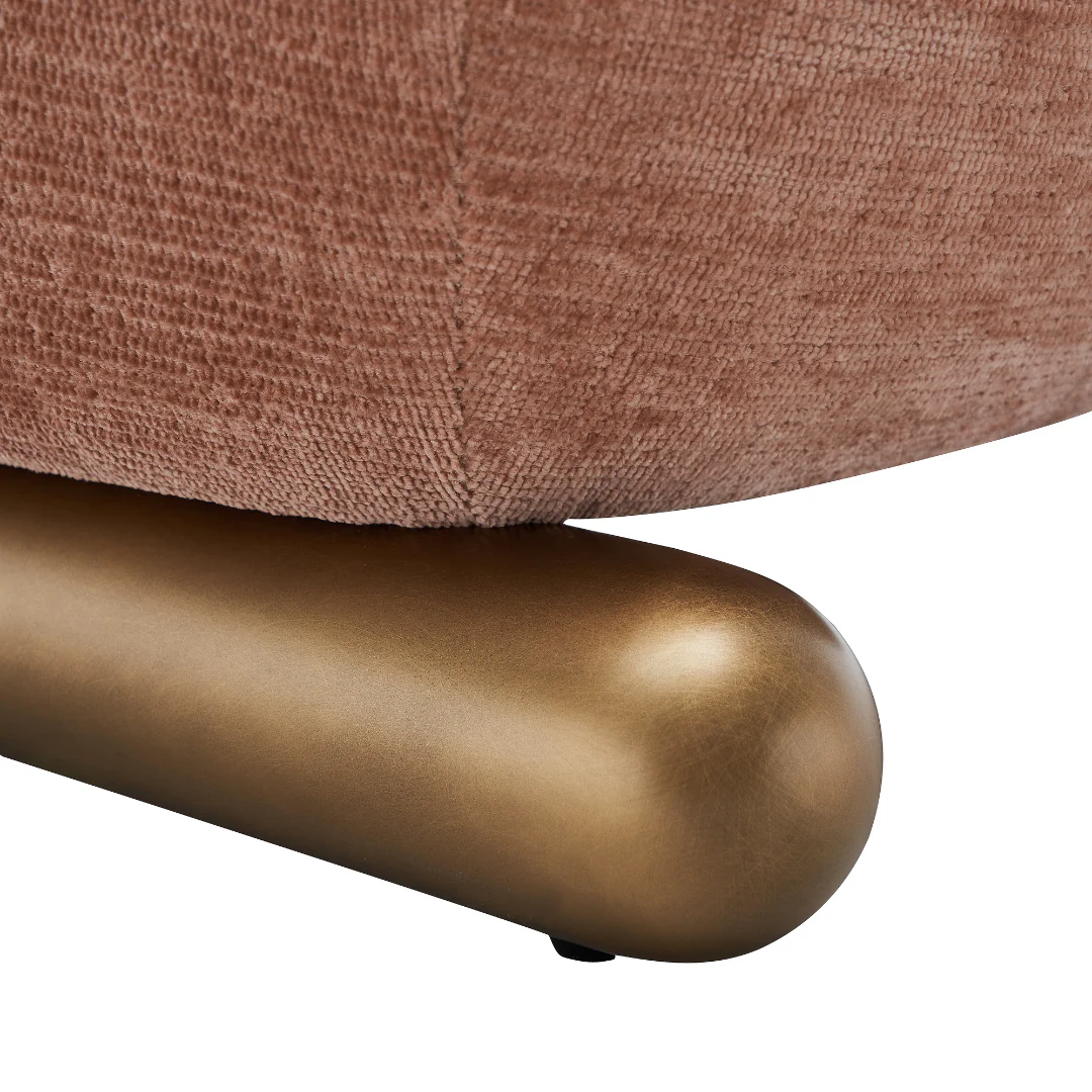 Emerald Peach Pink Chair - Image 9