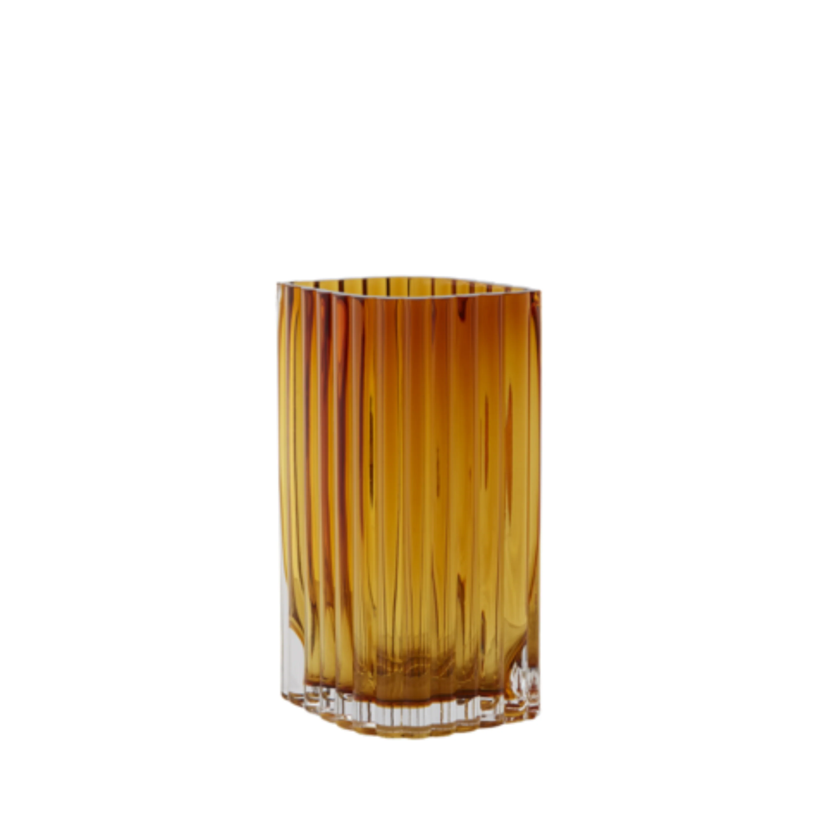 Folium Amber Small Vase