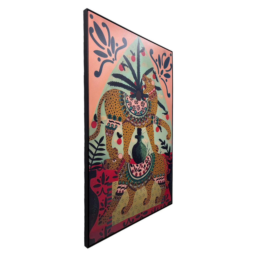 Gilded Fury Premium Canvas Artwork - Image 2