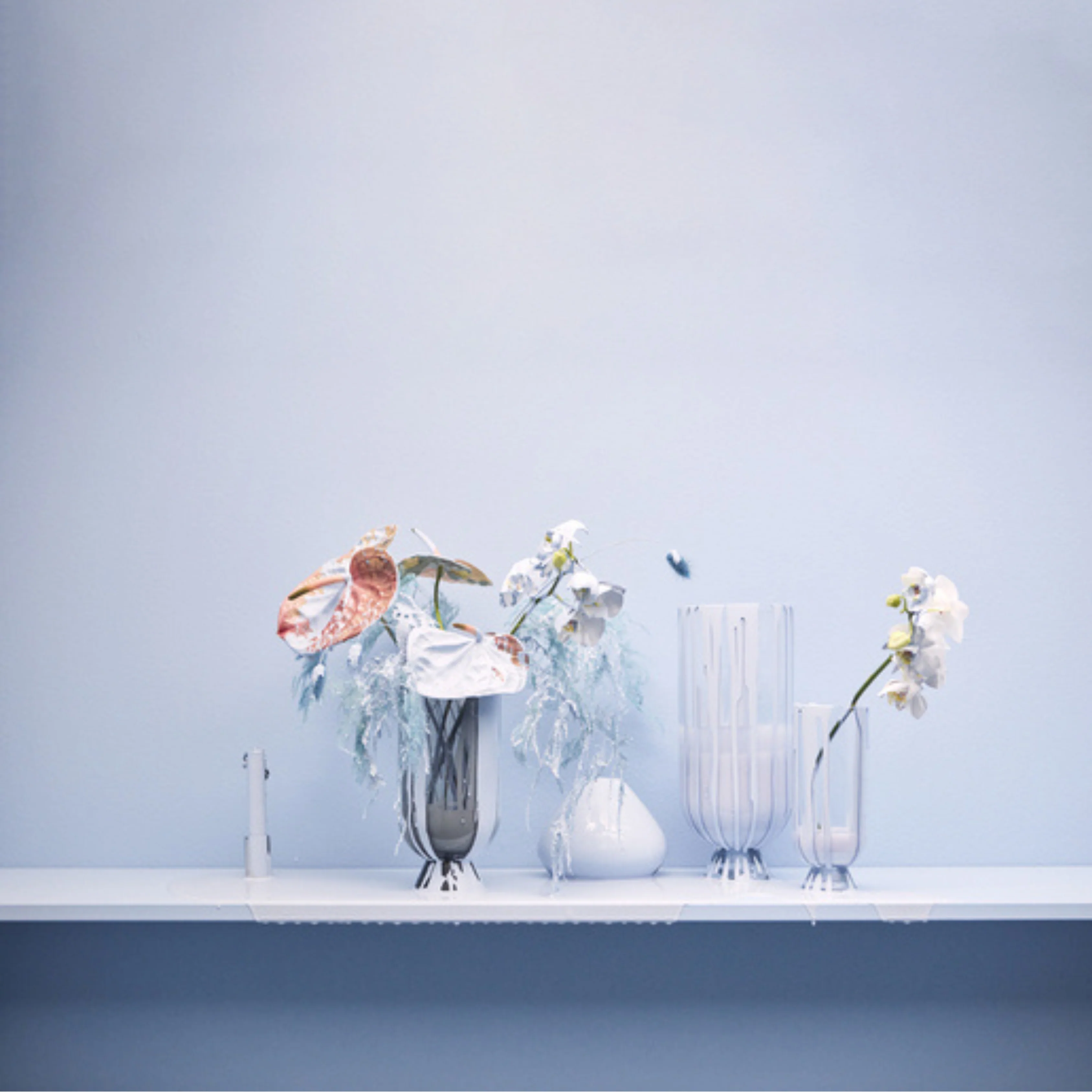 Glacies Clear Large Vase - Image 2