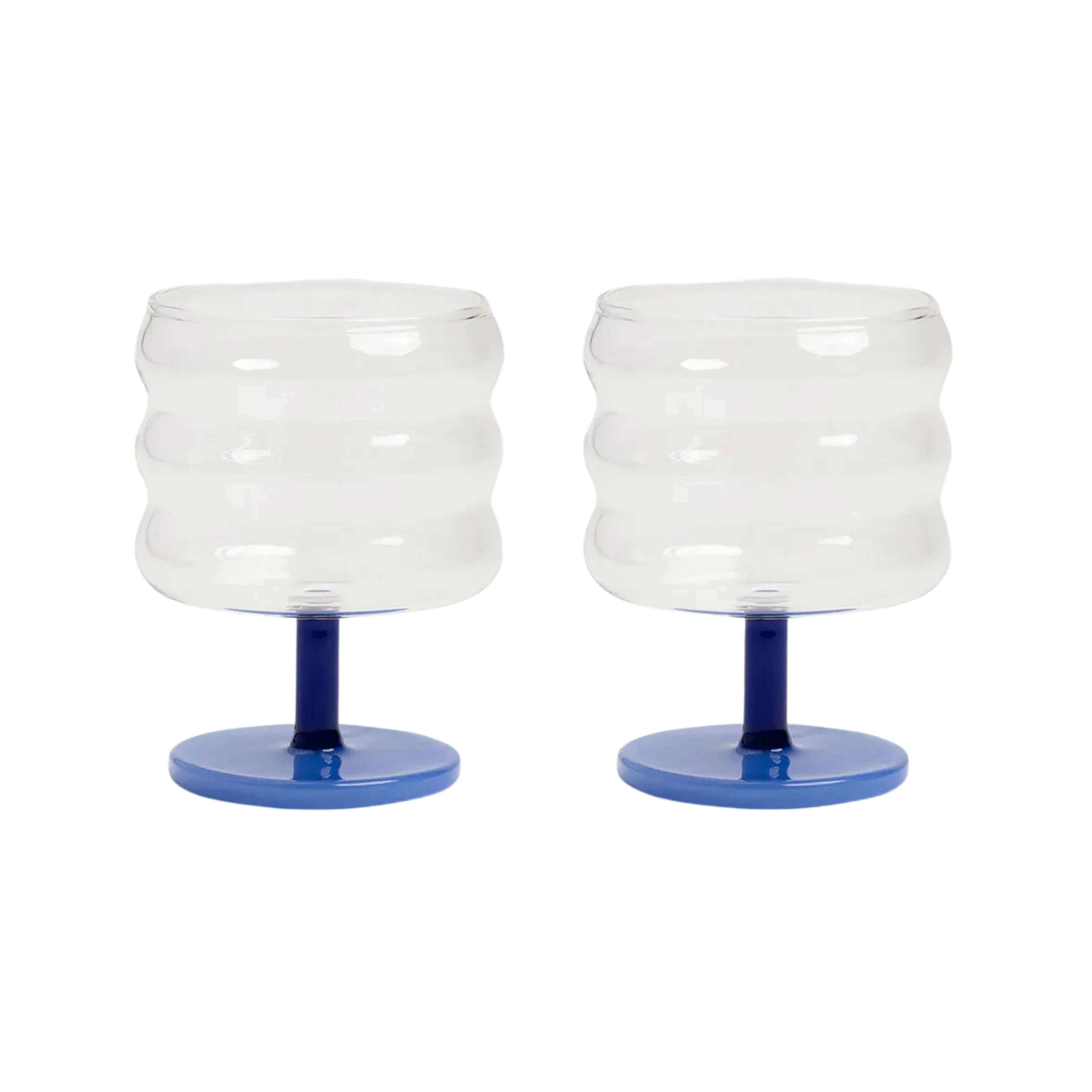 Mingle Glass Blue Set Of 2