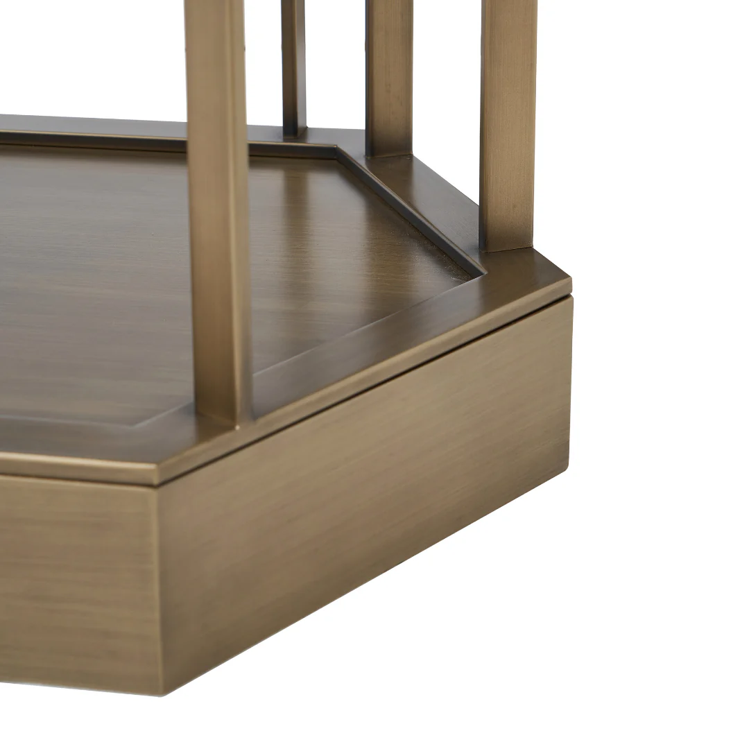 Glisse Shelving Unit - Brass - Image 3