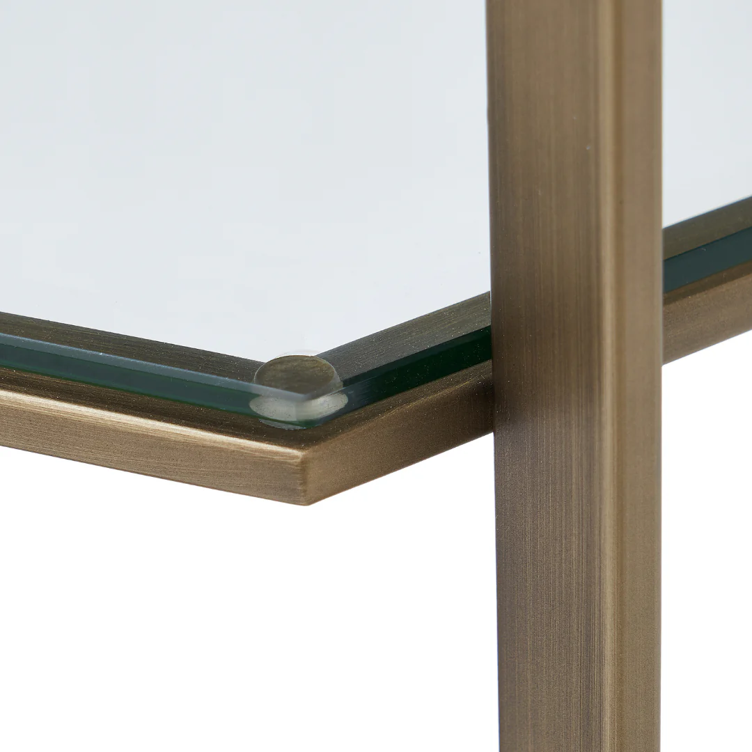 Glisse Shelving Unit - Brass - Image 4