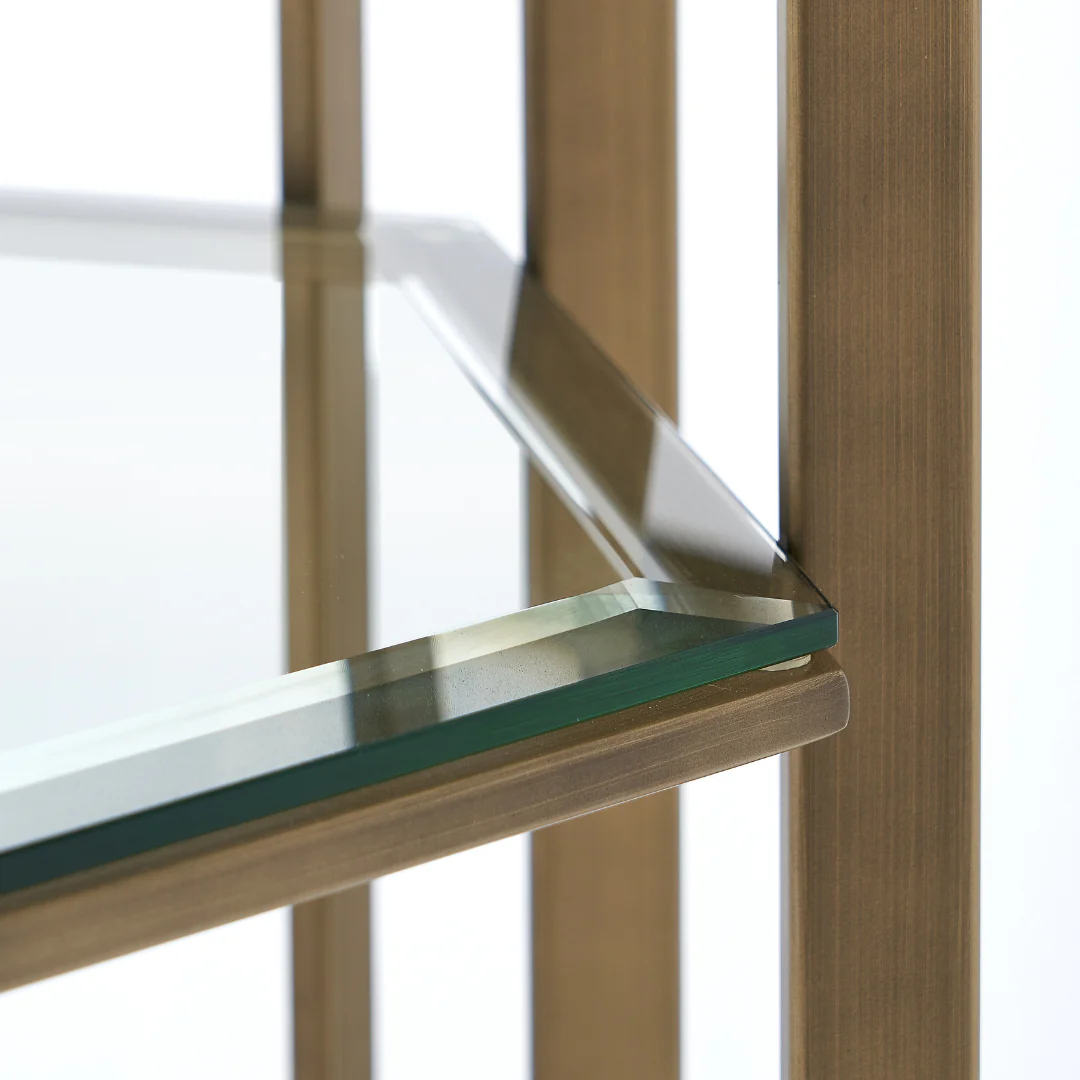 Glisse Shelving Unit - Brass - Image 5