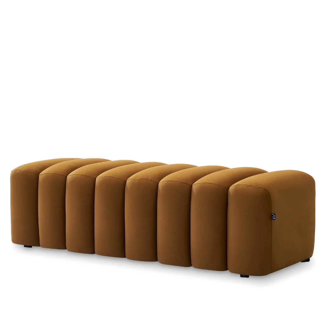 Harlow Mustard Bench