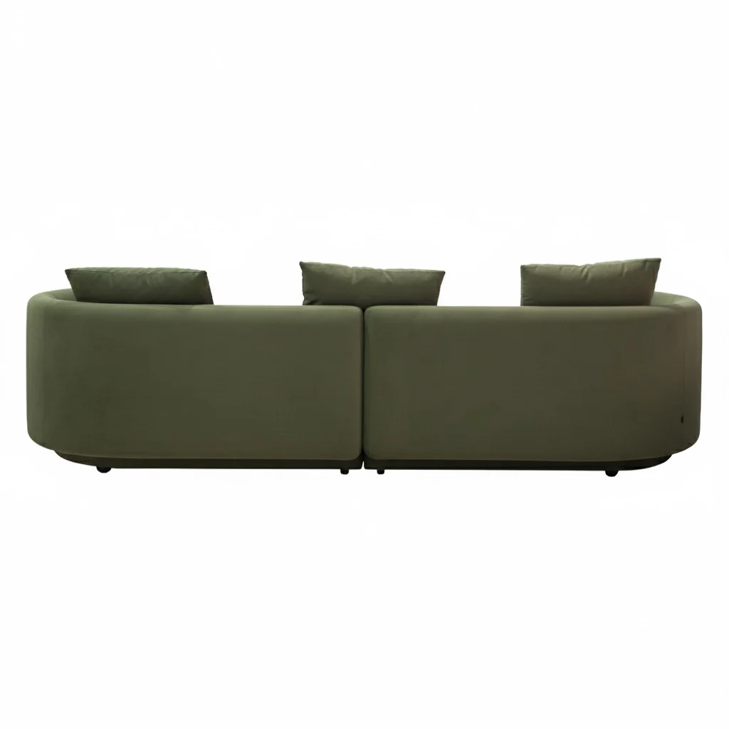 Hella 2 Seater Sofa - Light Green - Image 4