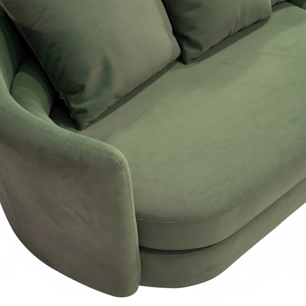 Hella 2 Seater Sofa - Light Green - Image 7