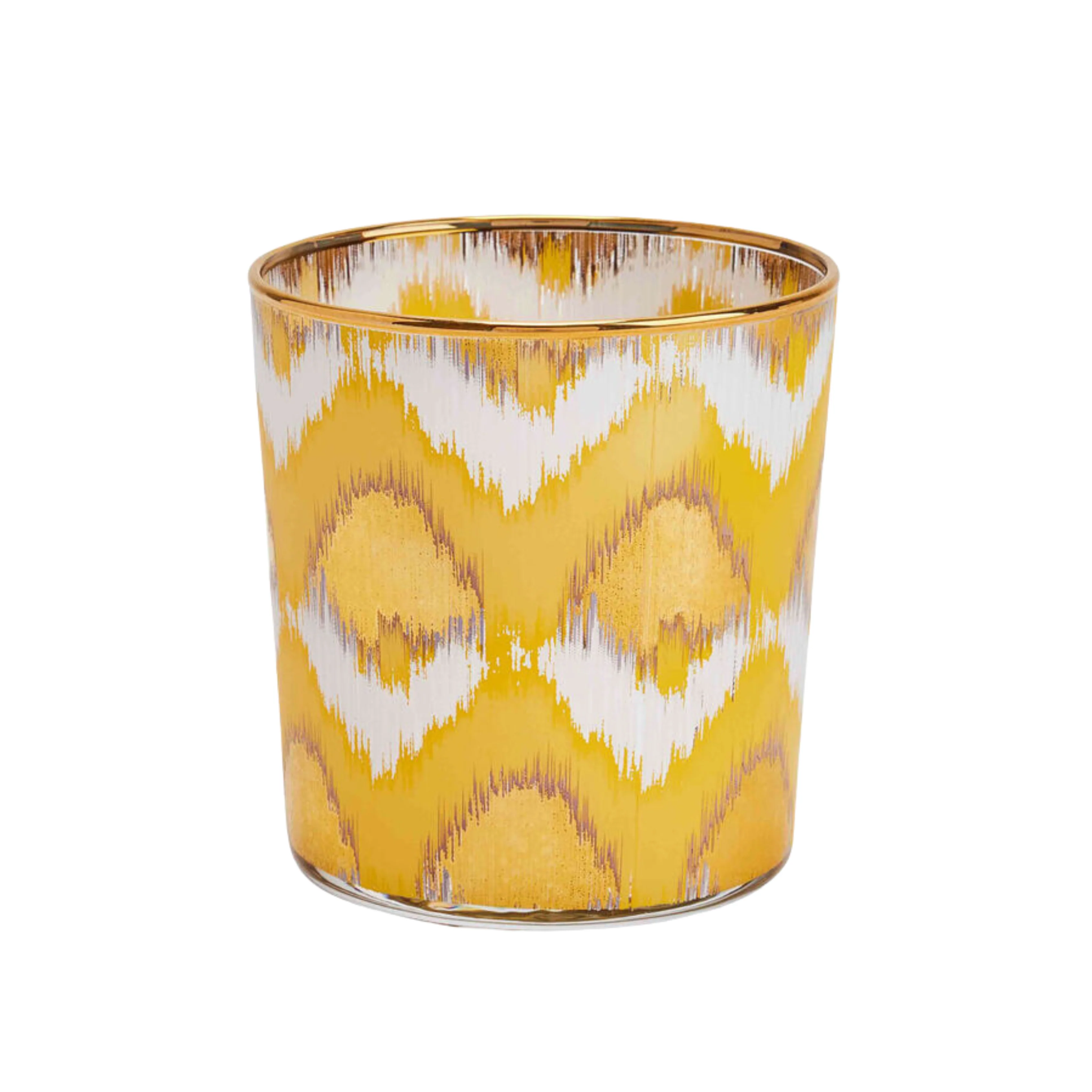 Ikat Yellow Glass